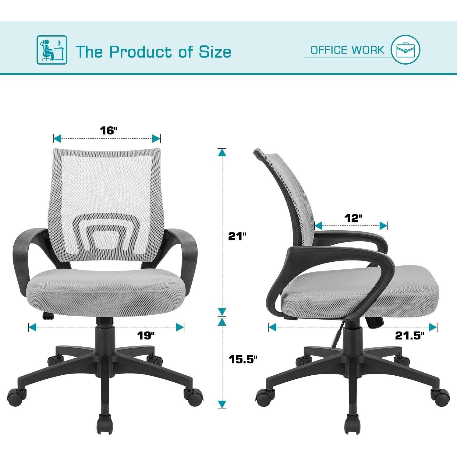 homall-office-mesh-chair-b-rostuhl-grau-h-henverstellbar-mesh image 7