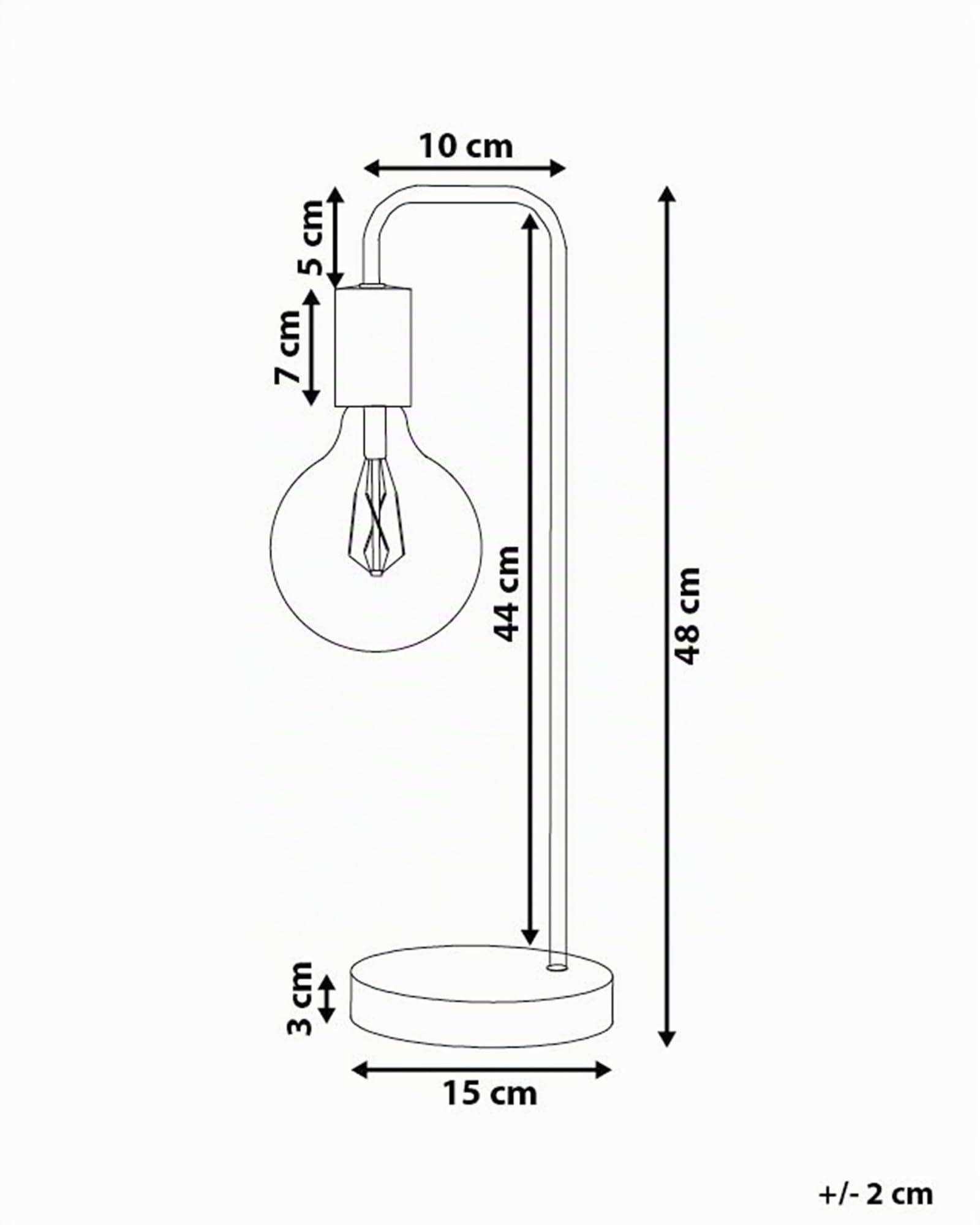 beliani-savena-tischlampe-metall-gold-e27-industrial image 3