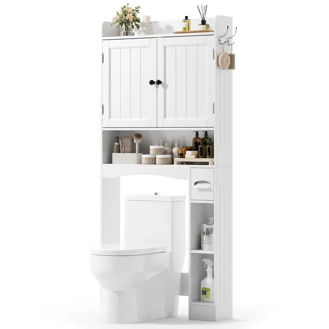 bealife-ap20-badezimmerschrank-wei-82x20x179-wasserfest image 1