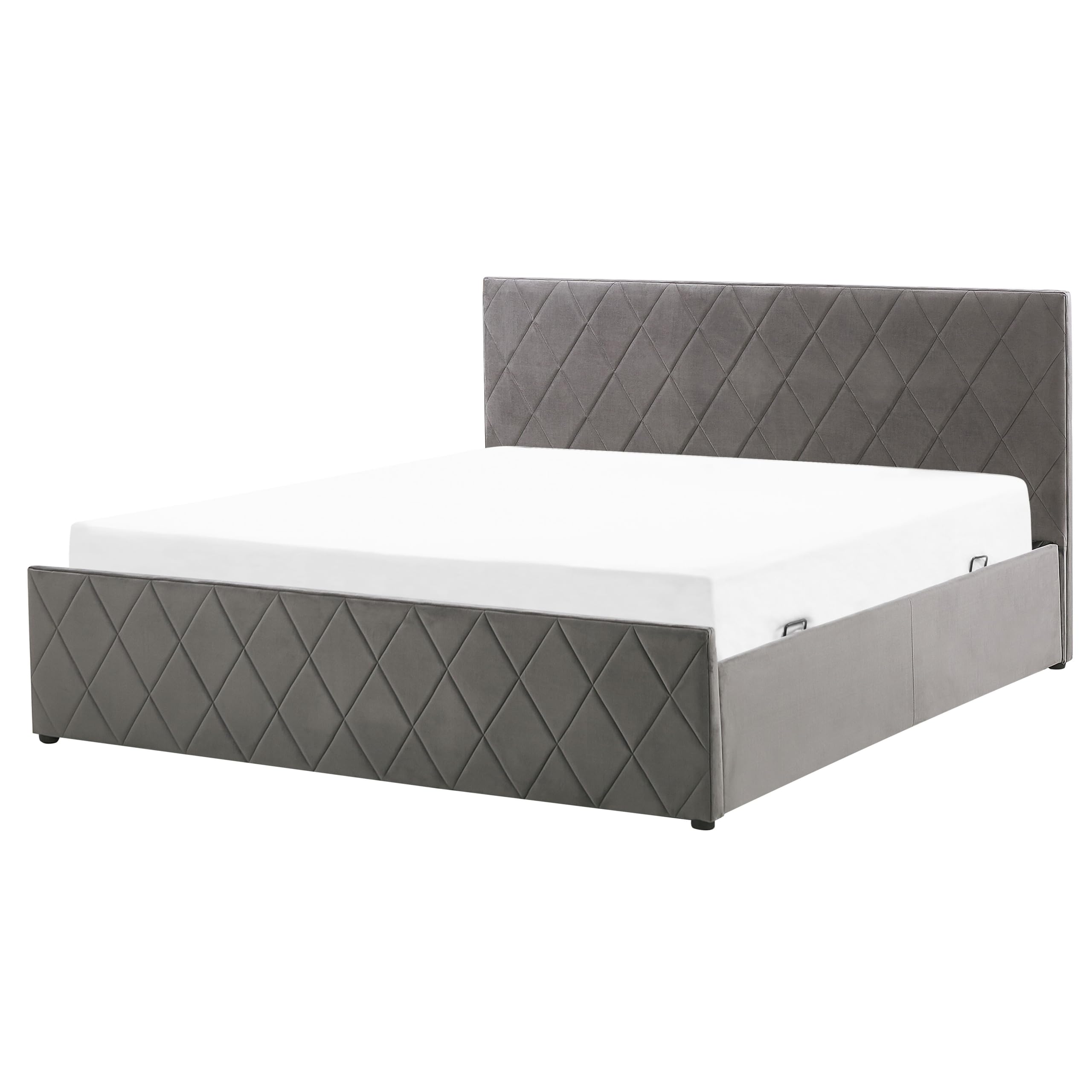 beliani-rochefort-doppelbett-160x200-grau-samt-mit-bettkasten image 5