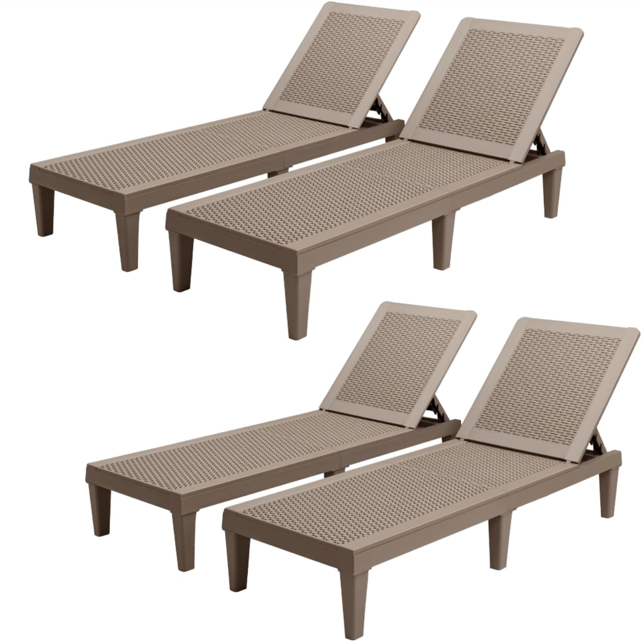 homall-patio-furniture-sonnenliege-schwarz-2er-set-verstellbar image 8