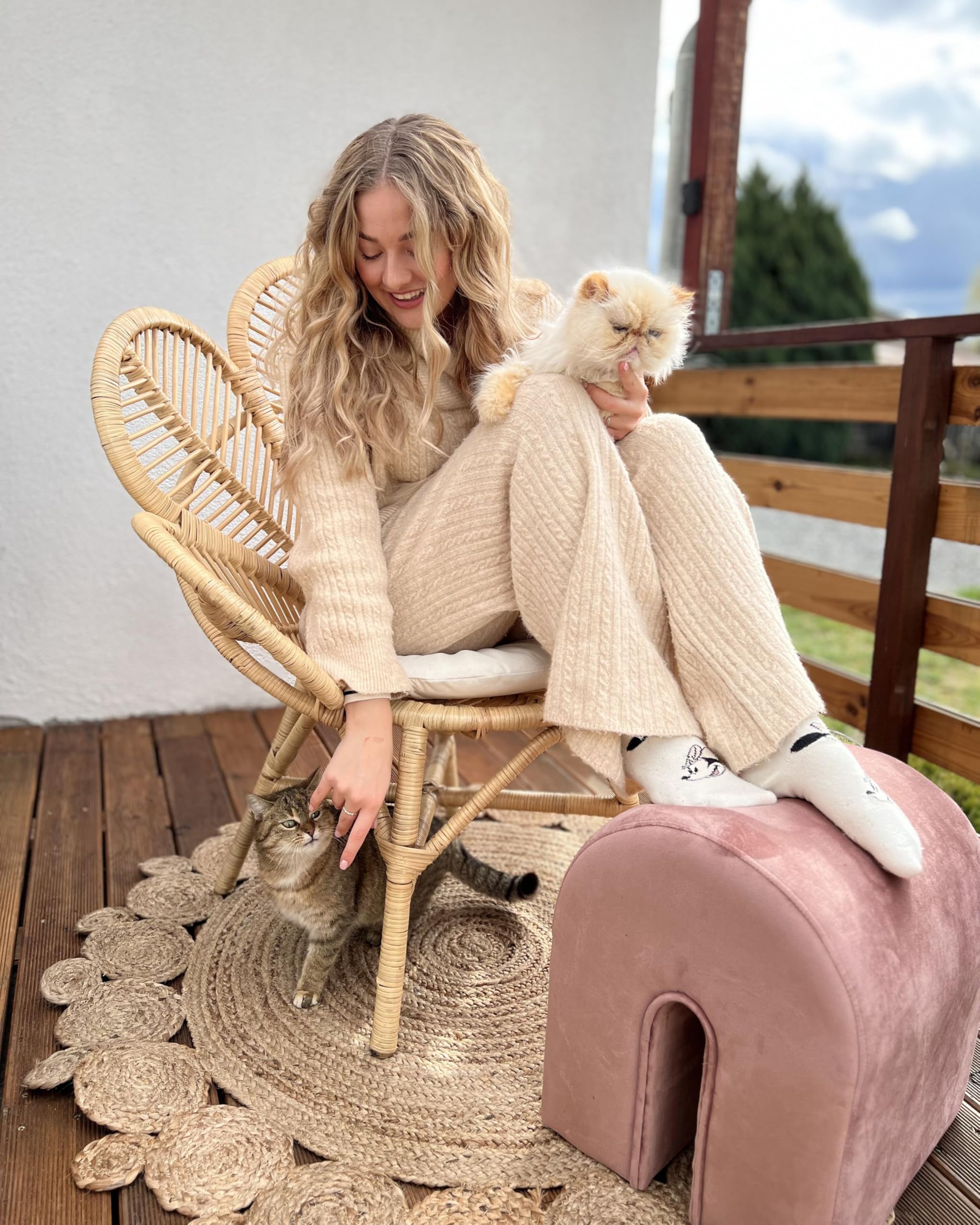 beliani-golgen-teppich-rund-120-cm-beige-jute-boho image 8