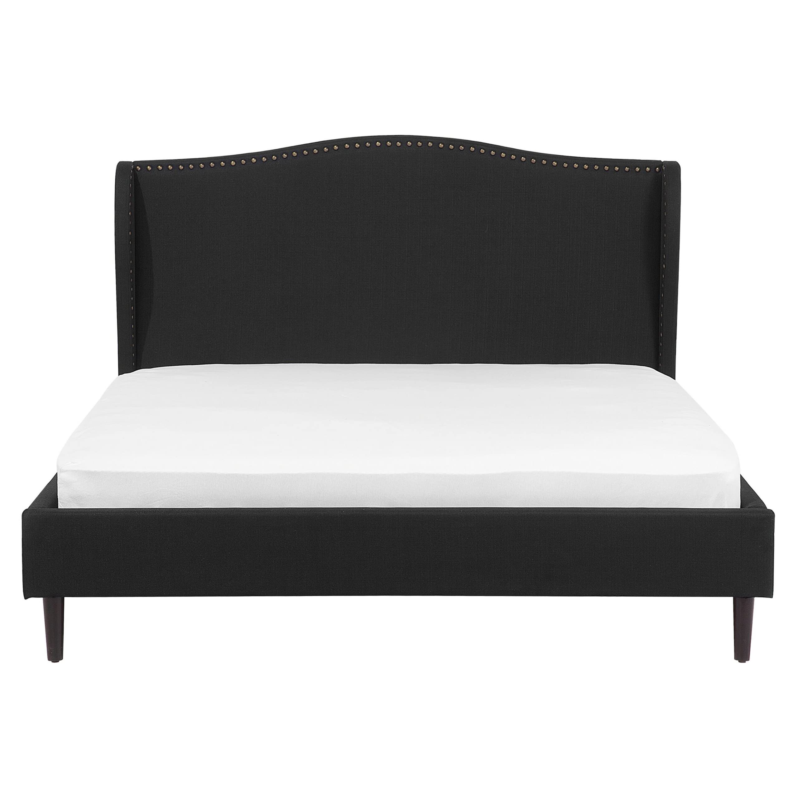 beliani-doppelbett-schwarz-160x200-lattenrost-nieten image 4