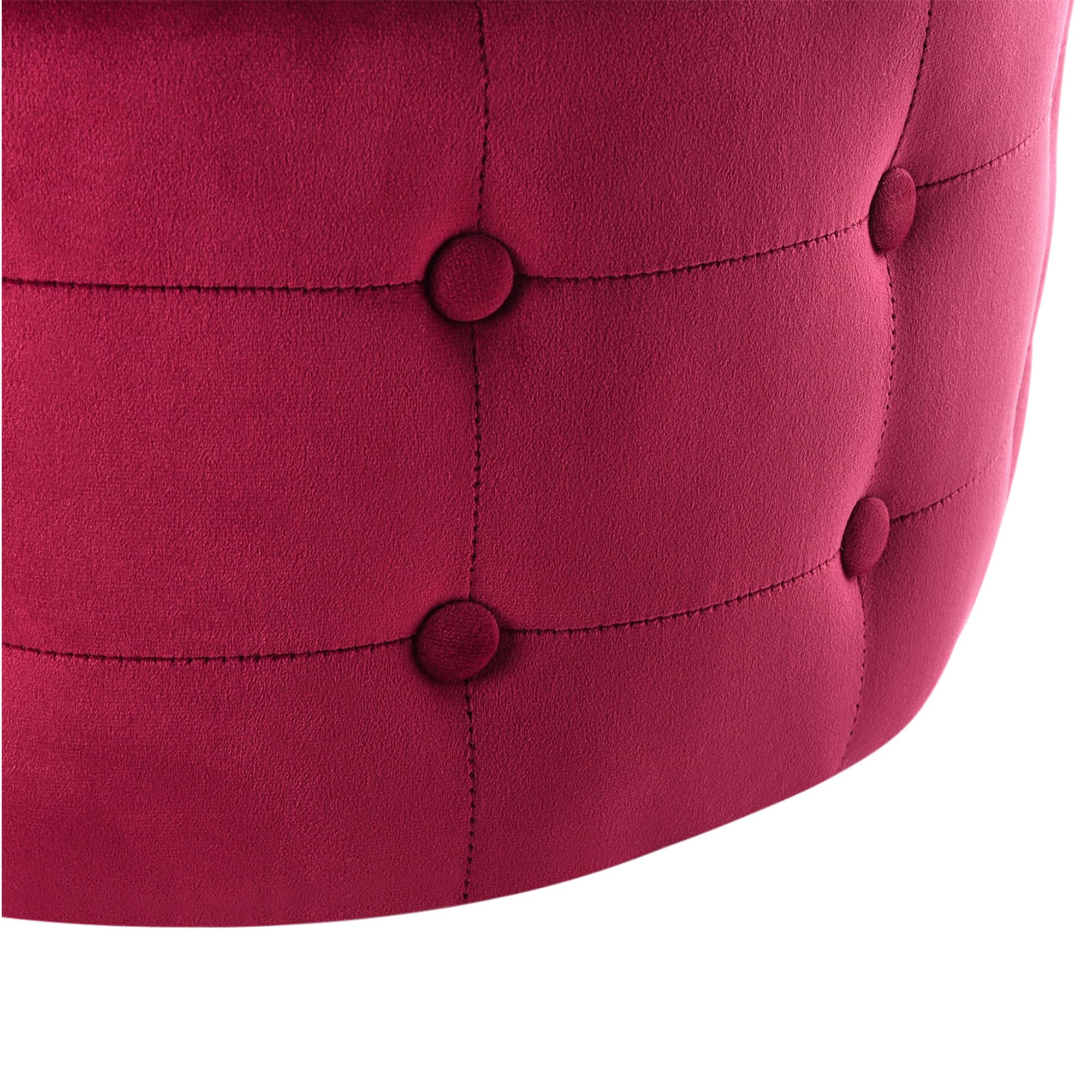 beliani-tampa-pouf-velours-rot-chesterfield-55x30-cm image 5
