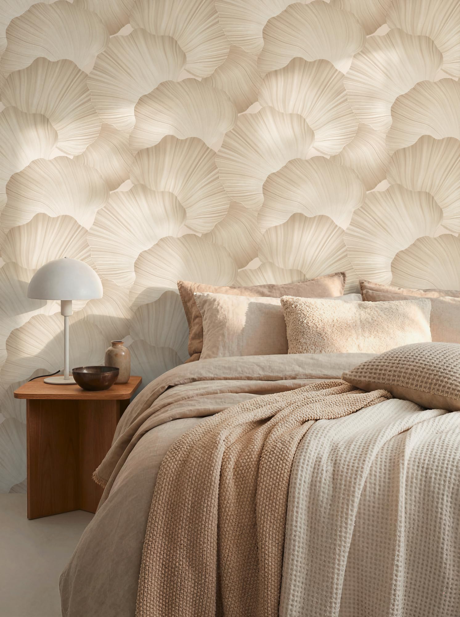 a-s-cr-ation-tapeten-3d-f-cher-vliestapete-beige-10-05-m image 2
