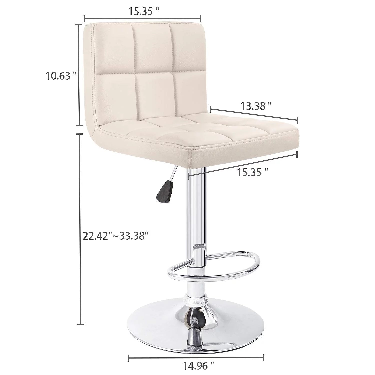 homall-bar-stool-barhocker-schwarz-2er-set-h-henverstellbar-2 image 6