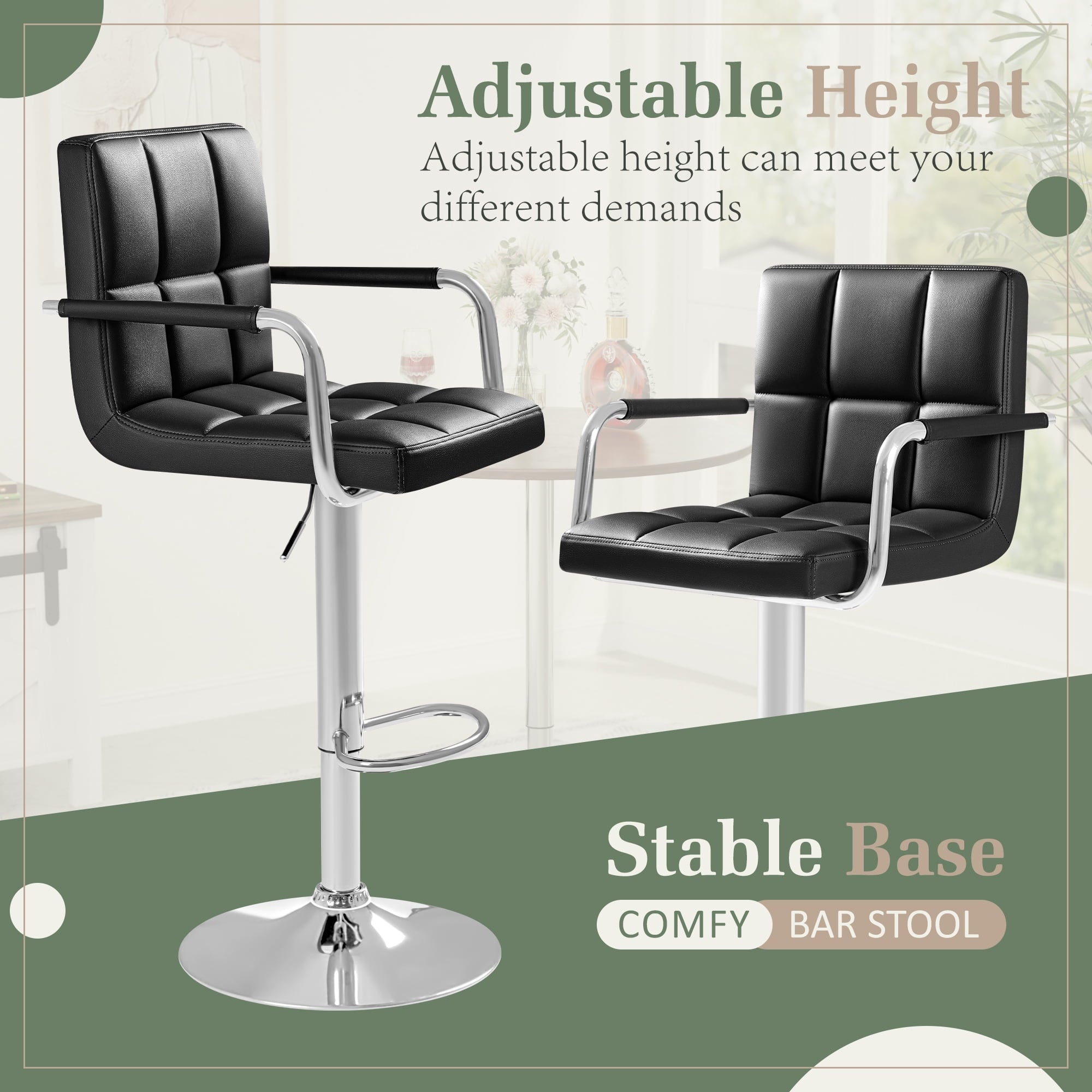 homall-bar-stool-barhocker-schwarz-2er-set-h-henverstellbar image 5