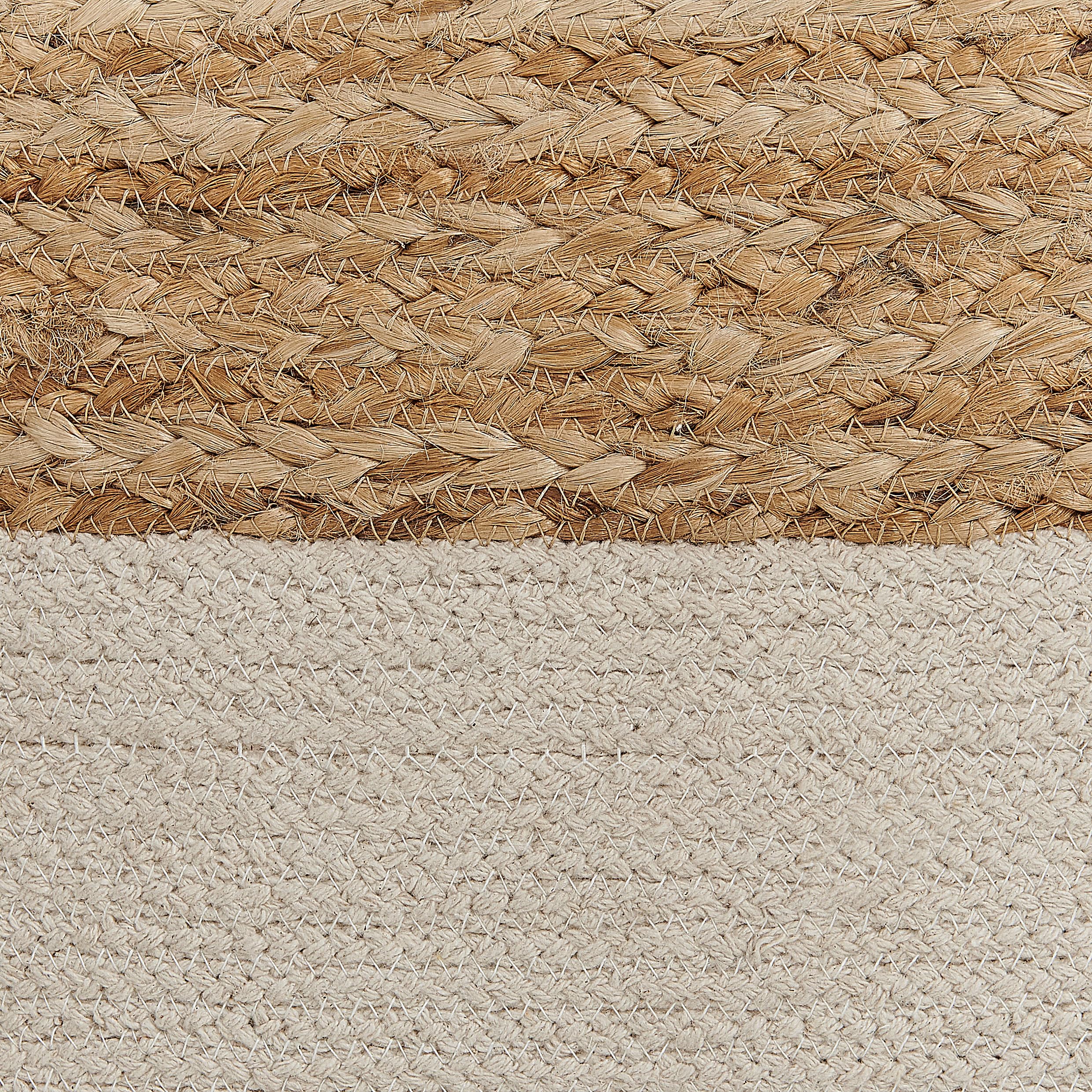 beliani-kirama-pouf-quadratisch-beige-jute-baumwolle image 6