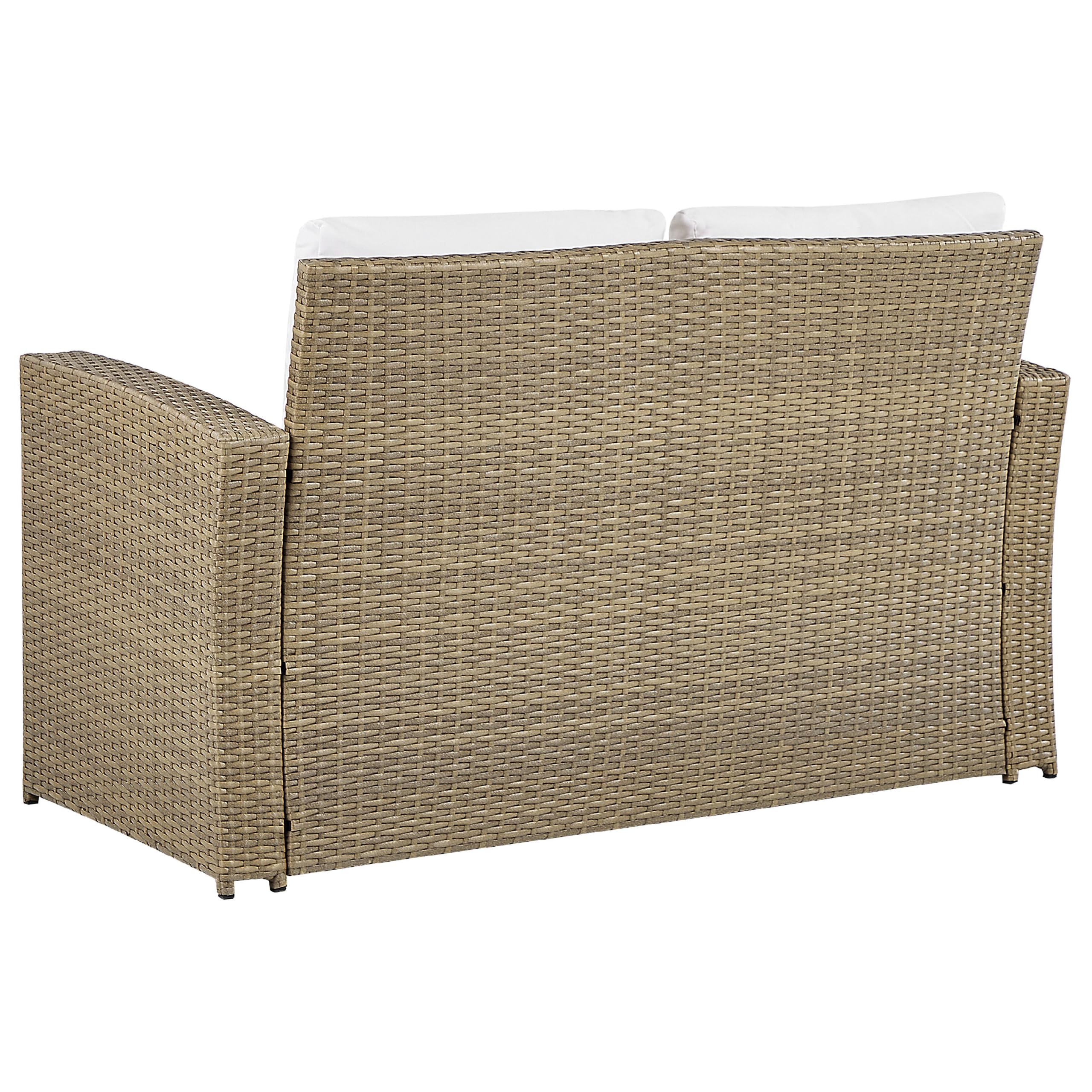 beliani-luca-gartenset-rattan-natur-cremewei-4-personen image 6
