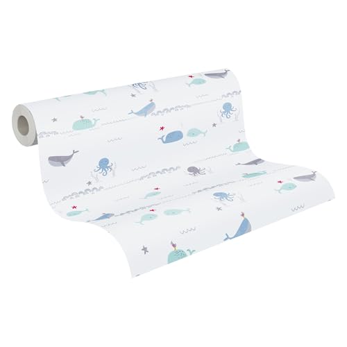 a-s-cr-ation-little-love-381301-kindertapete-unterwasser-blau image 6