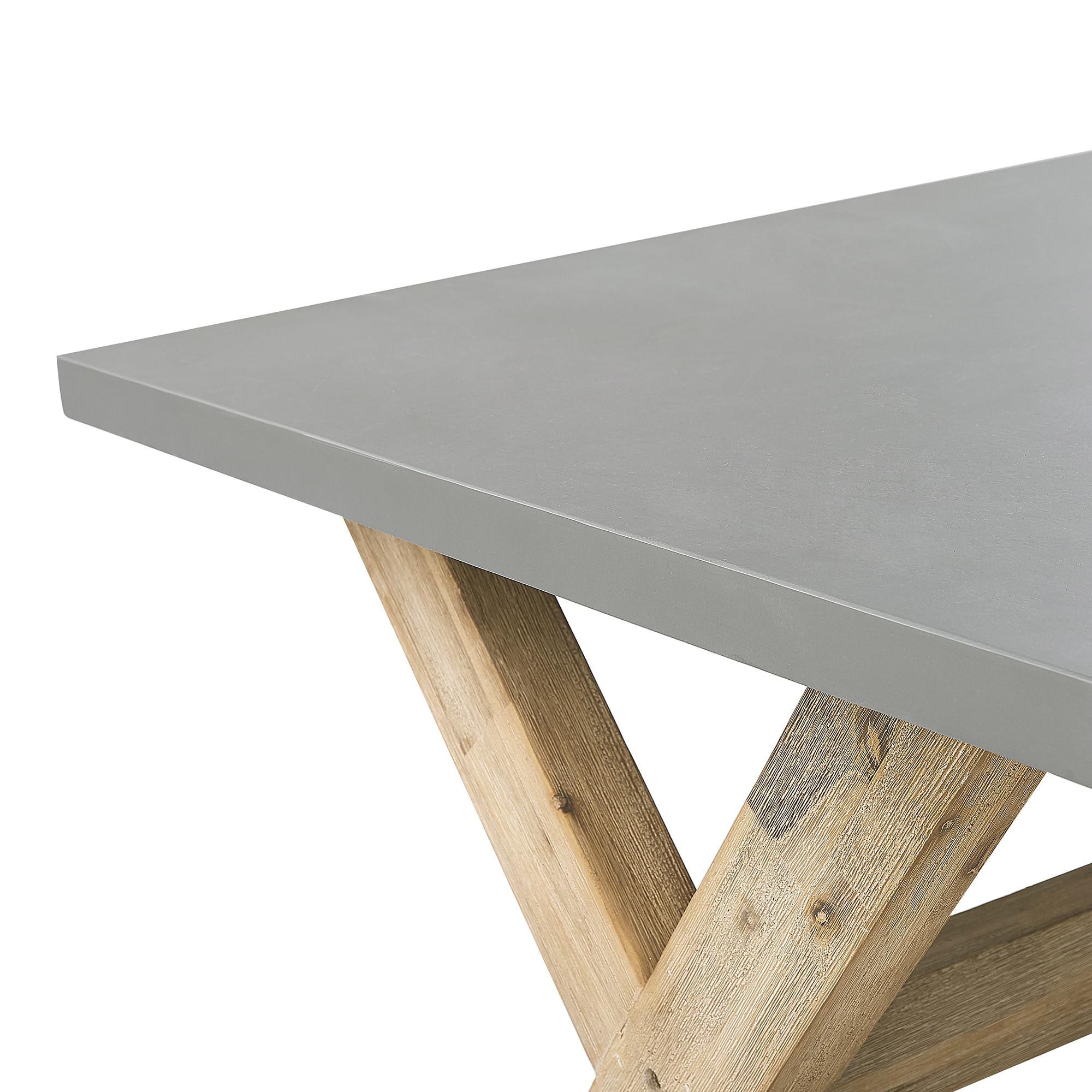 beliani-olbia-gartenset-tisch-200x100-6-hocker-beton-akazie image 8