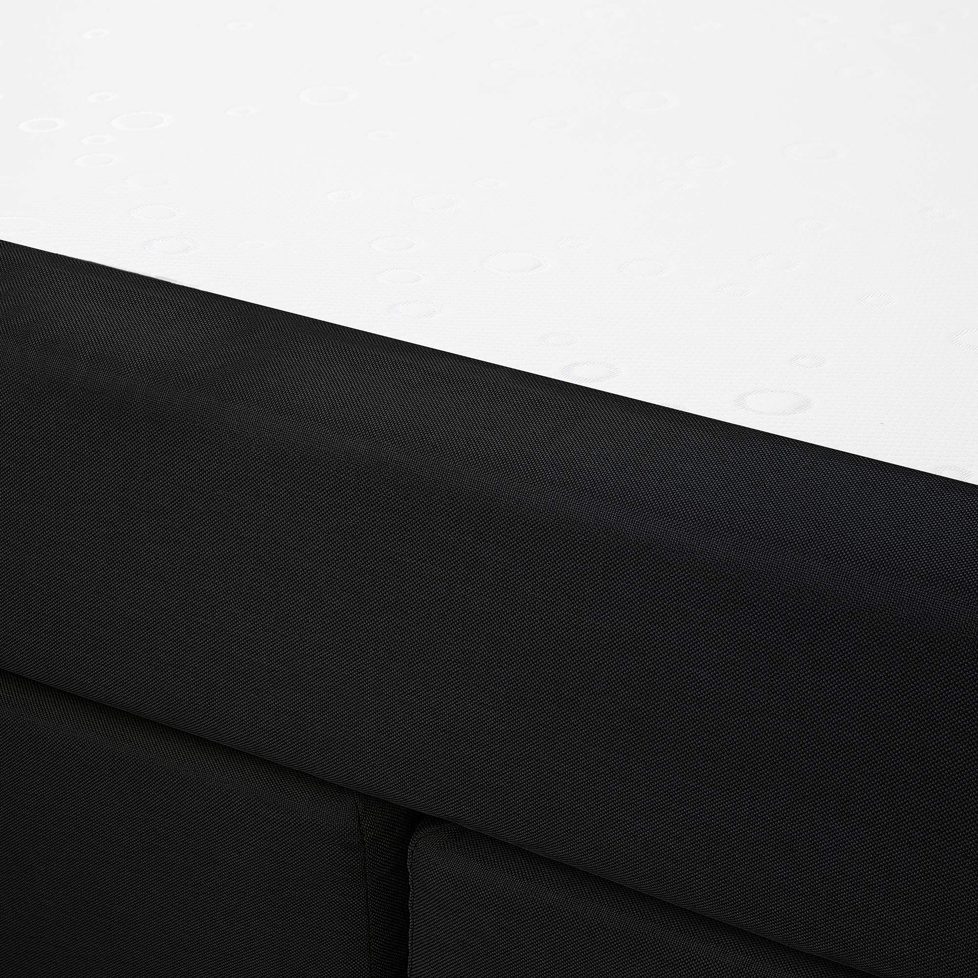 beliani-boxspringbett-140x200-schwarz-stoff-mit-matratze-h2 image 7
