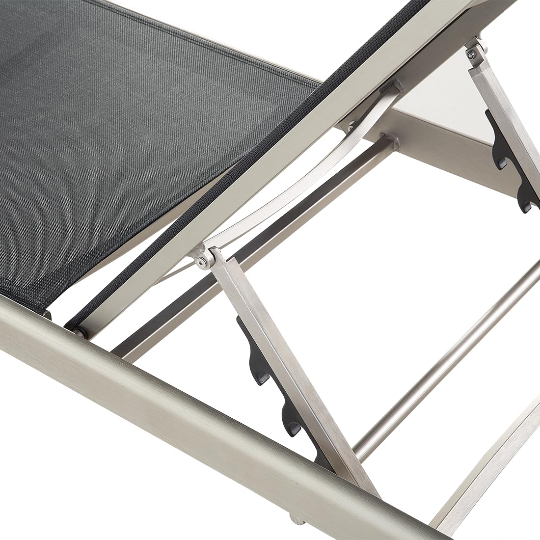 beliani-fossato-gartenliege-schwarz-mesh-aluminium image 5