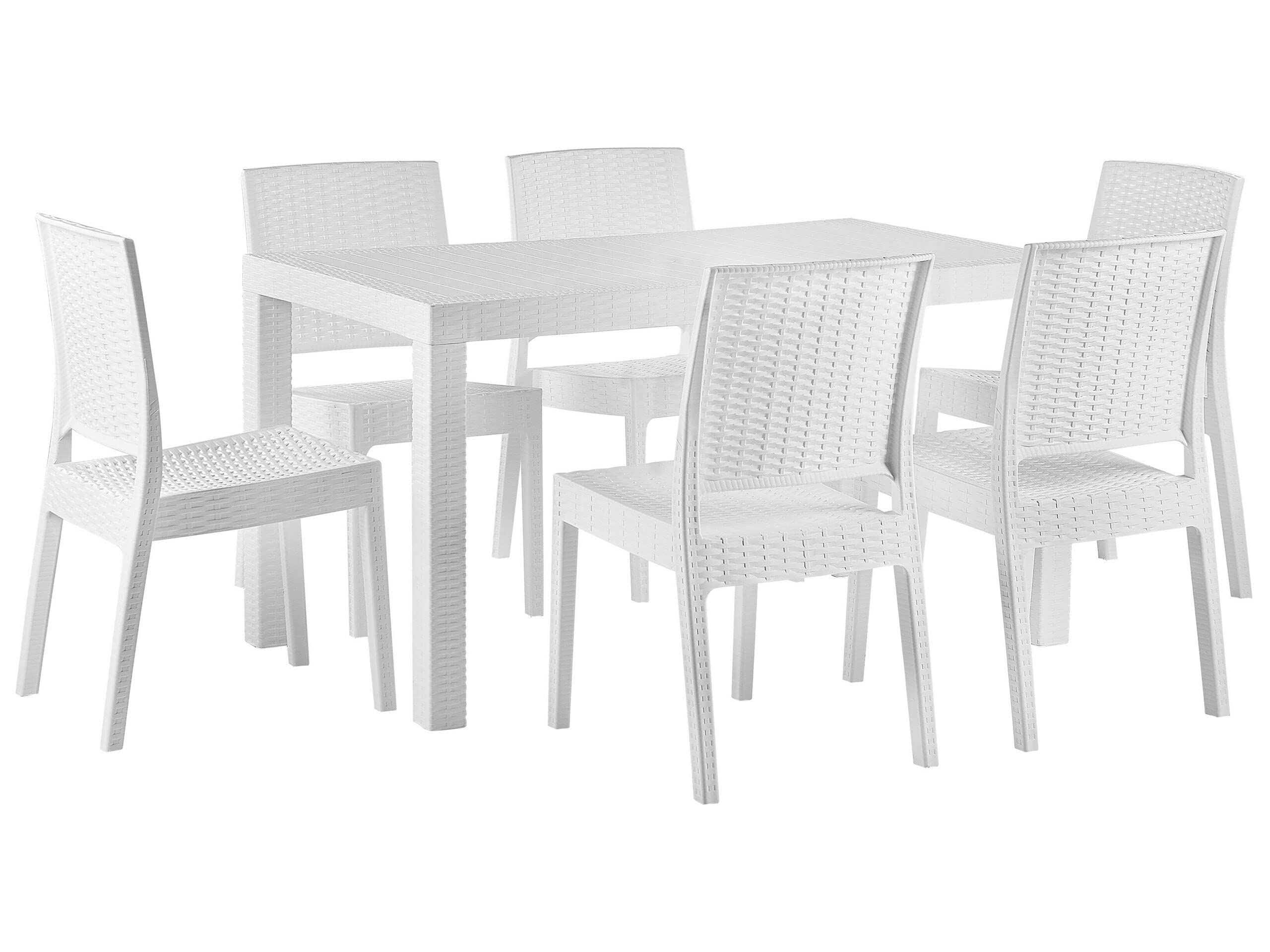beliani-fossano-gartenm-bel-set-rattanoptik-wei-6-sitzer image 1