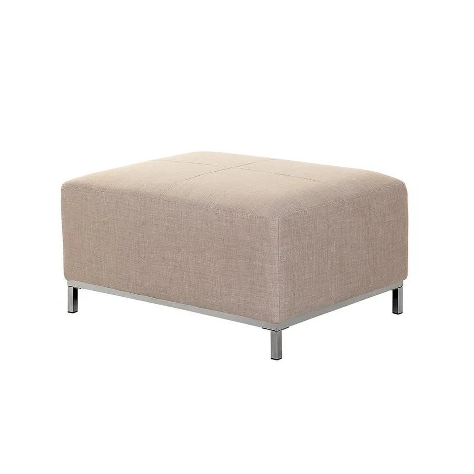 beliani-oslo-ottomane-95x71-stoff-beige-schaumstoff image 1