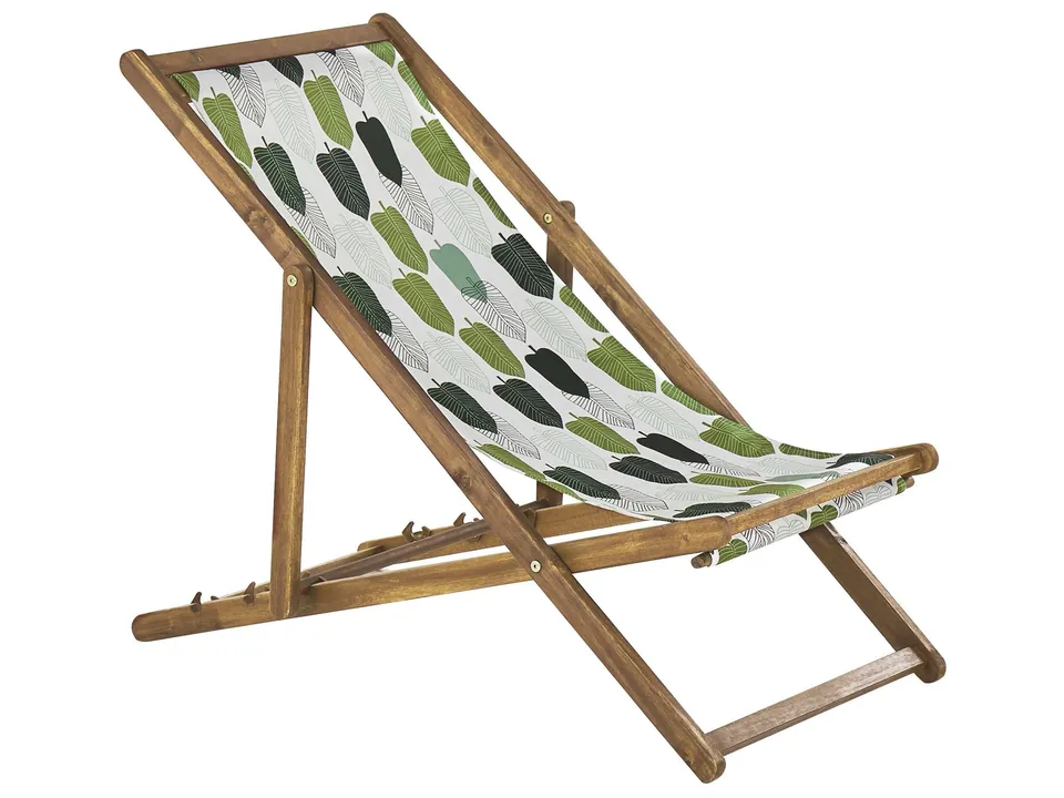 beliani-anzio-liegestuhl-2er-set-hellbraun-verstellbar-bl-ttermotiv image 1