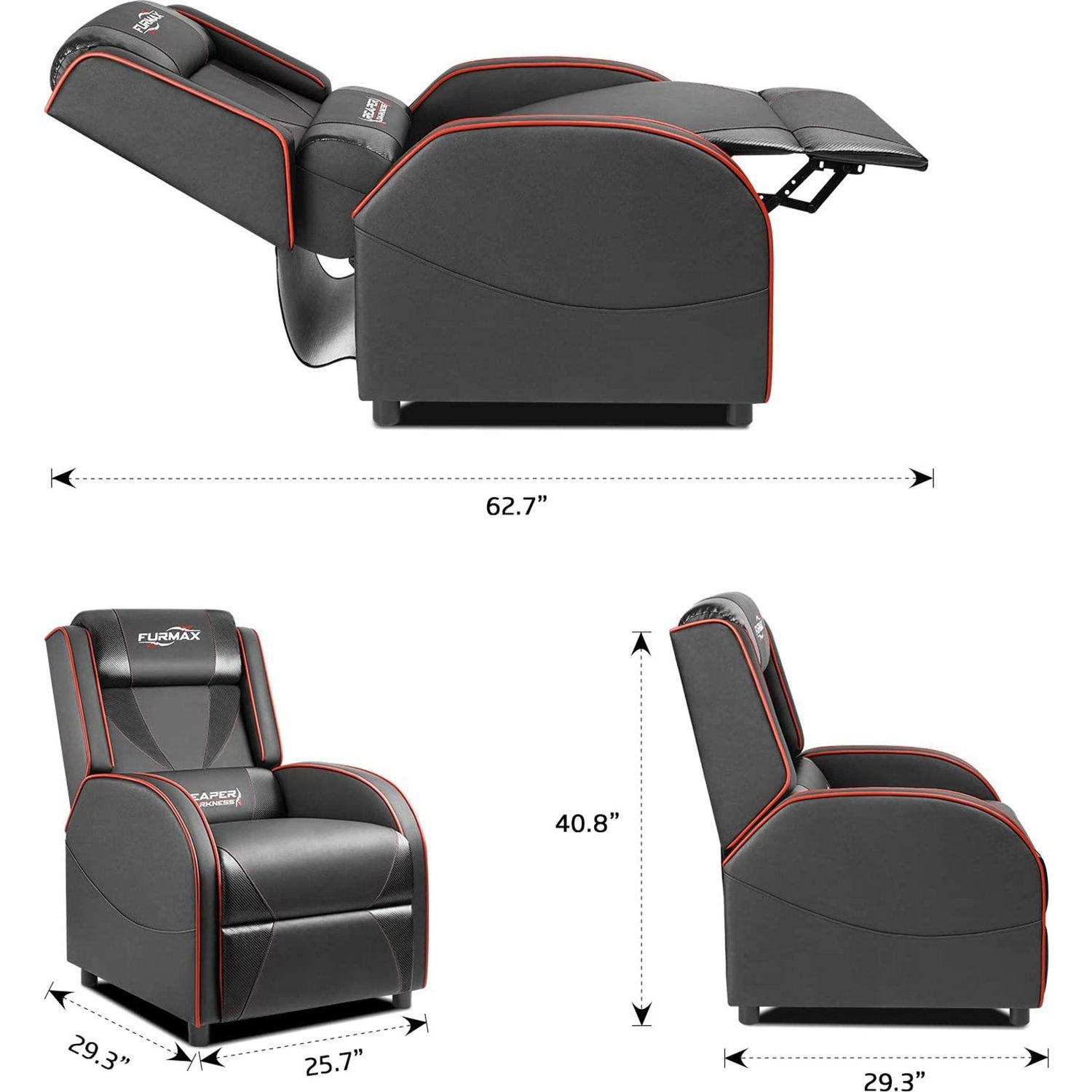 homall-gaming-recliner-sessel-pu-leder-schwarz-90-180-grad image 6