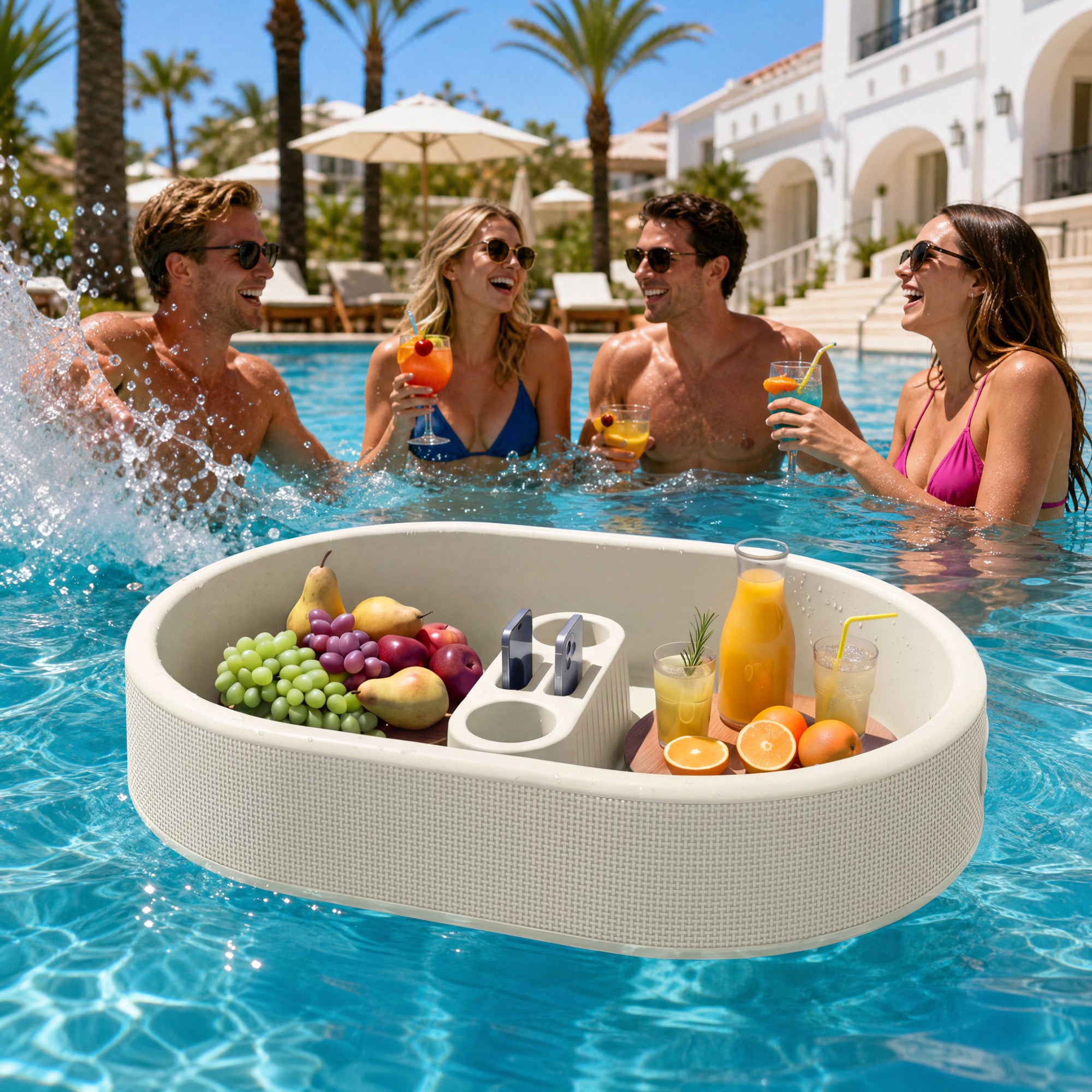 homall-patio-furniture-pool-tablett-schwimmend-beige-getr-nke image 3