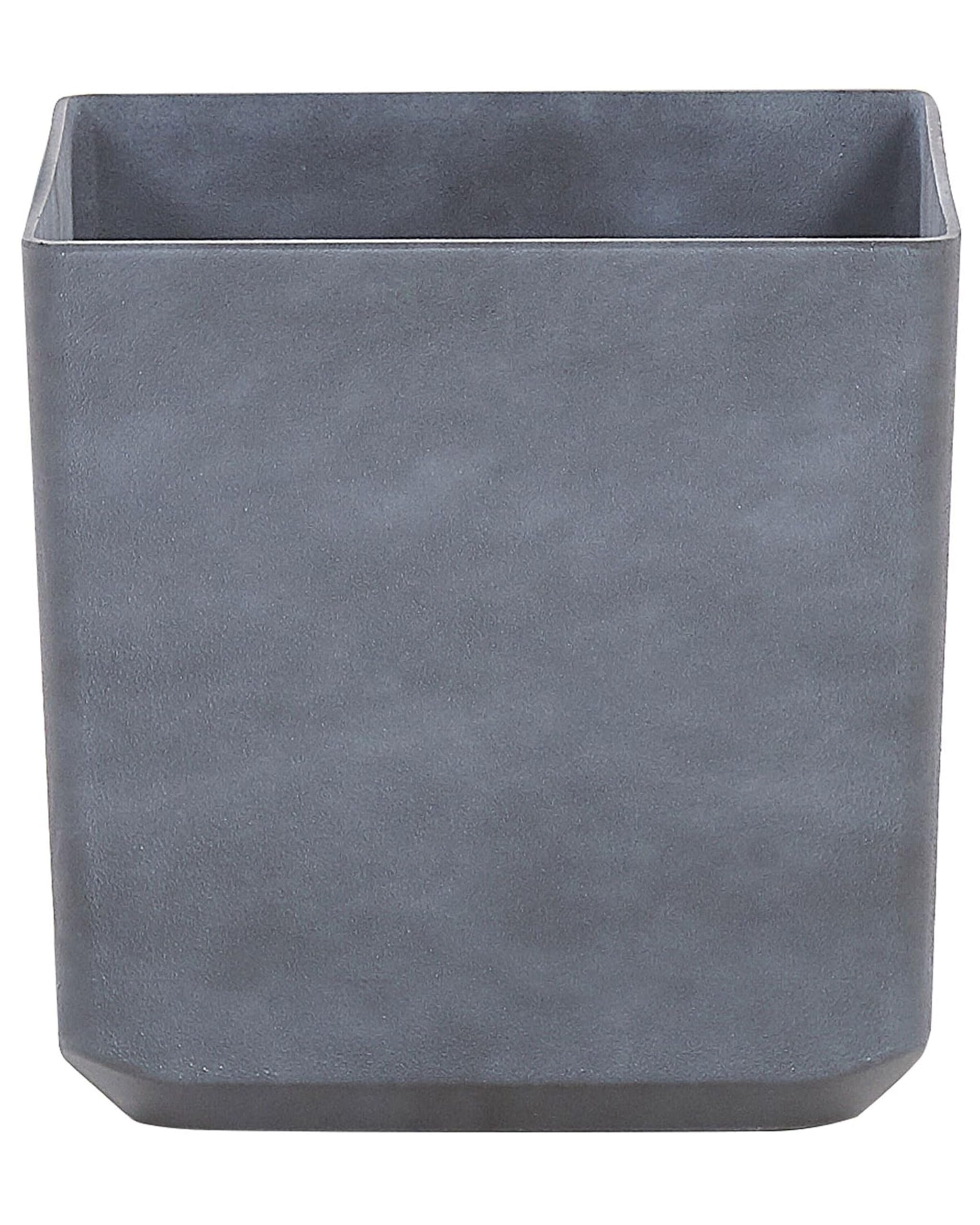 beliani-artiki-blumentopf-grau-quadratisch-43x43x43-cm image 1