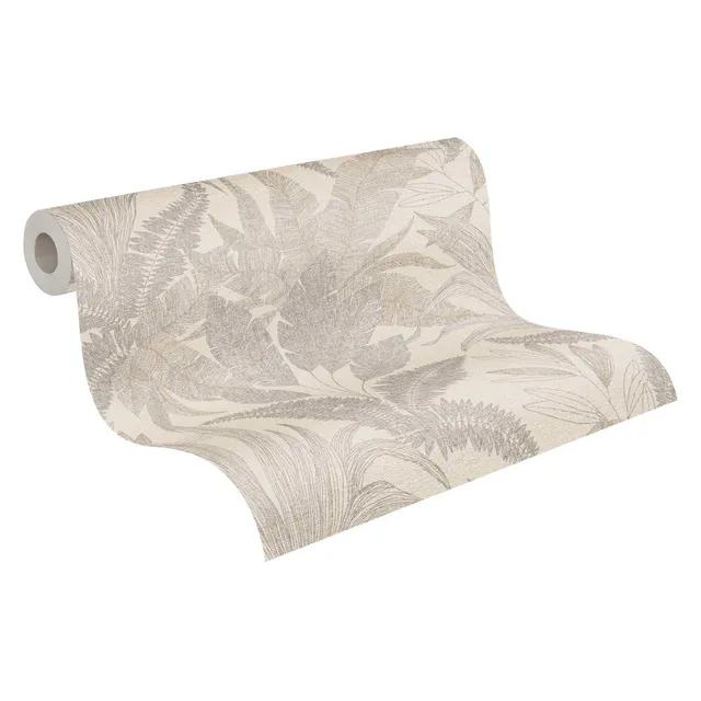 a-s-cr-ation-livingwalls-vliestapete-396545-beige-creme-palmen image 1