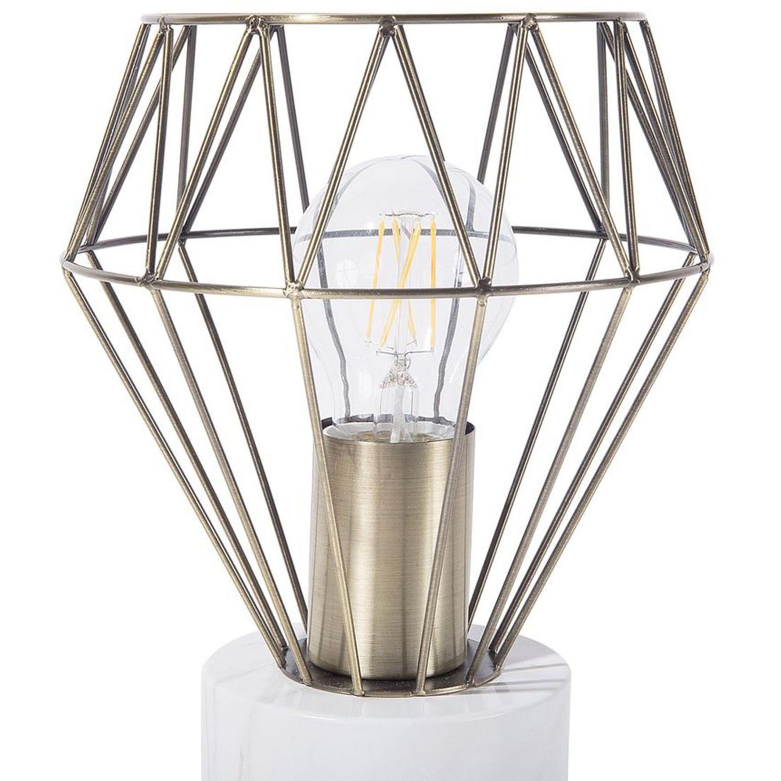 beliani-mooni-tischlampe-klein-gold-metall-marmor-e27 image 5