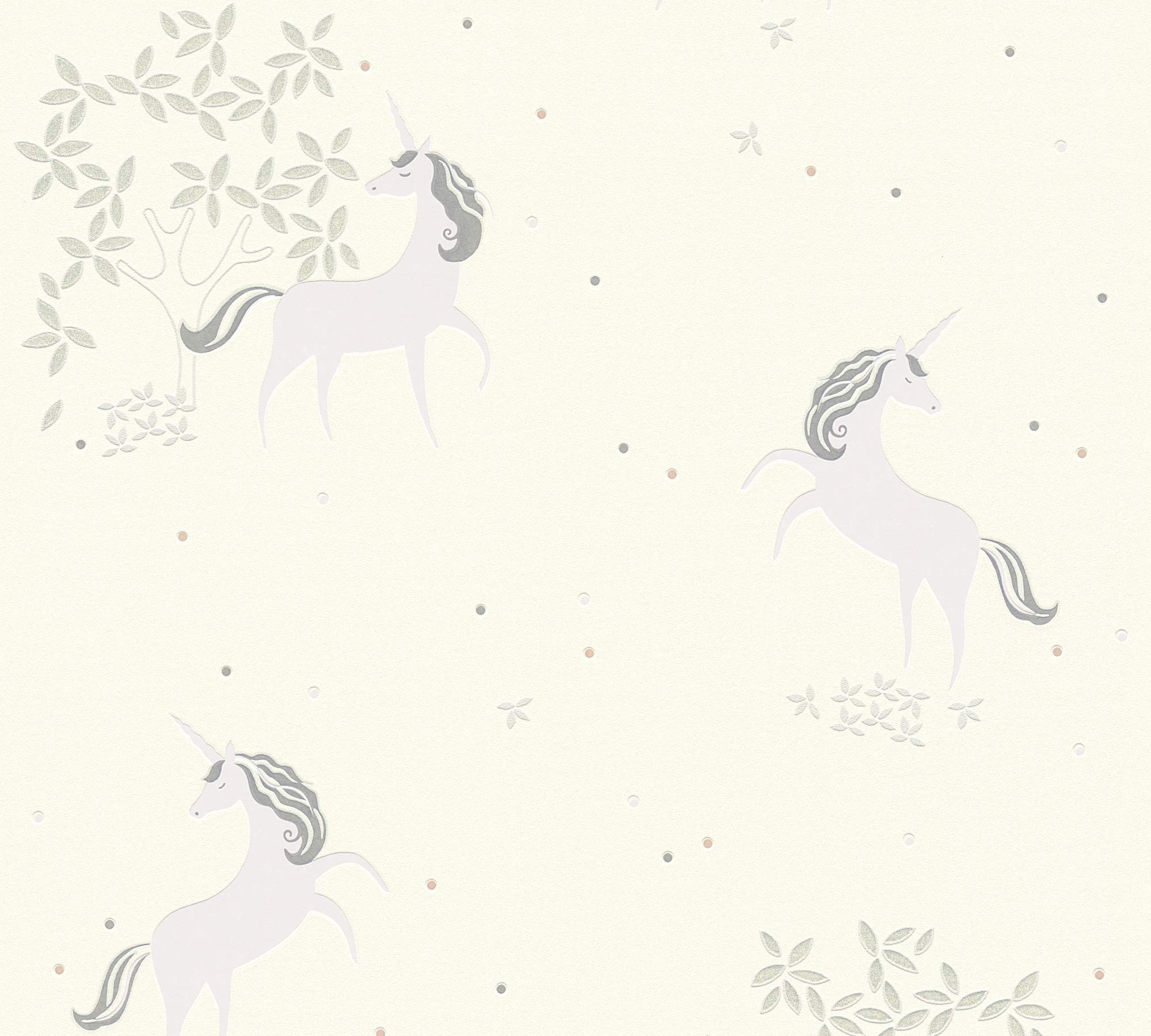 a-s-cr-ation-boys-girls-6-36989-2-vliestapete-einhorn-grau image 1