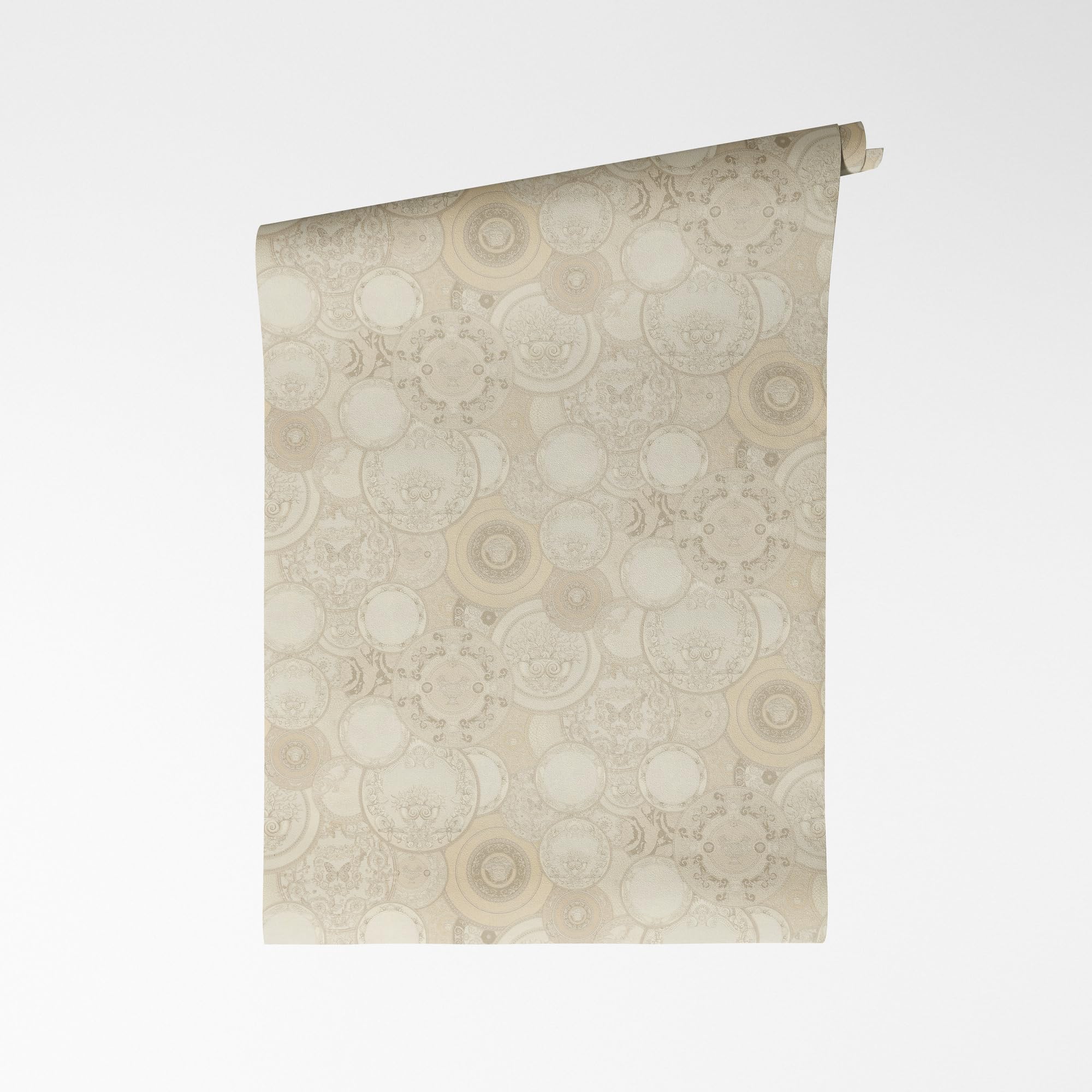 a-s-cr-ation-attractive-bambus-vliestapete-creme-wei-metallic image 1