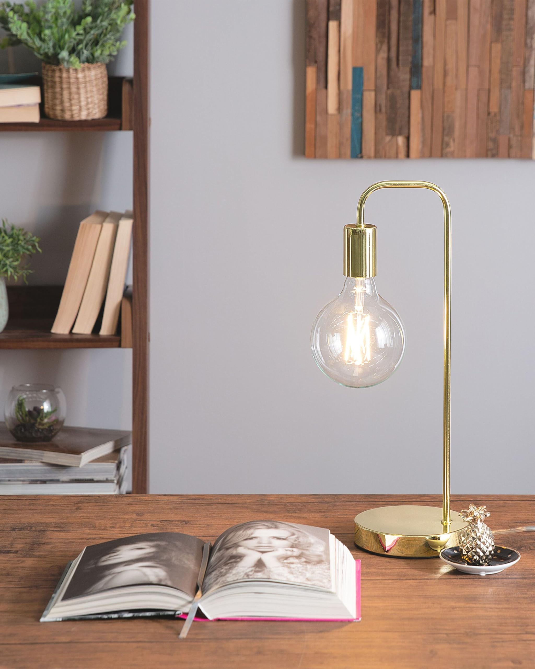 beliani-savena-tischlampe-metall-gold-e27-industrial image 2