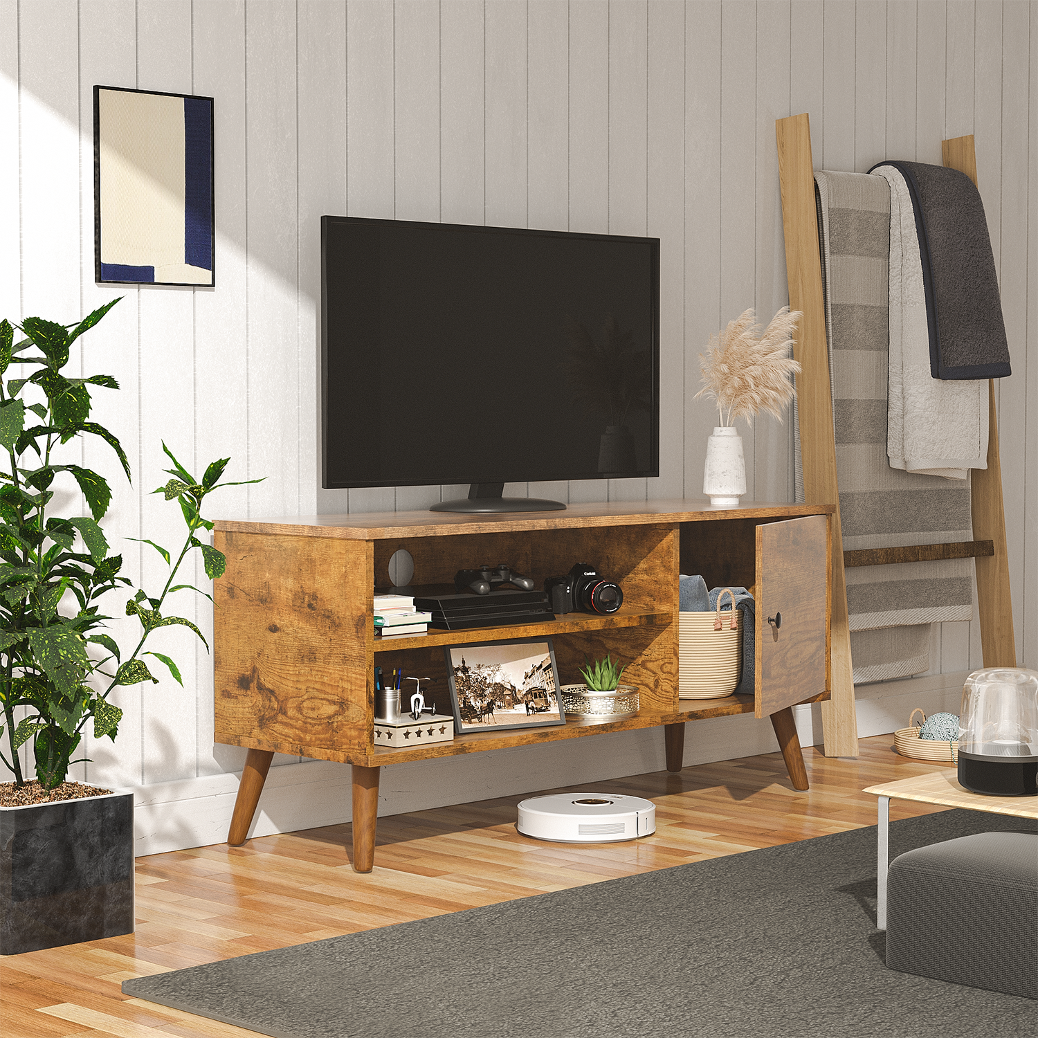 homall-tv-stand-lowboard-retro-holz-100-cm image 4