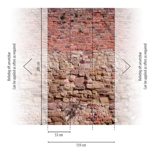livingwalls-fototapete-backstein-braun-steinoptik-2-80-m image 8