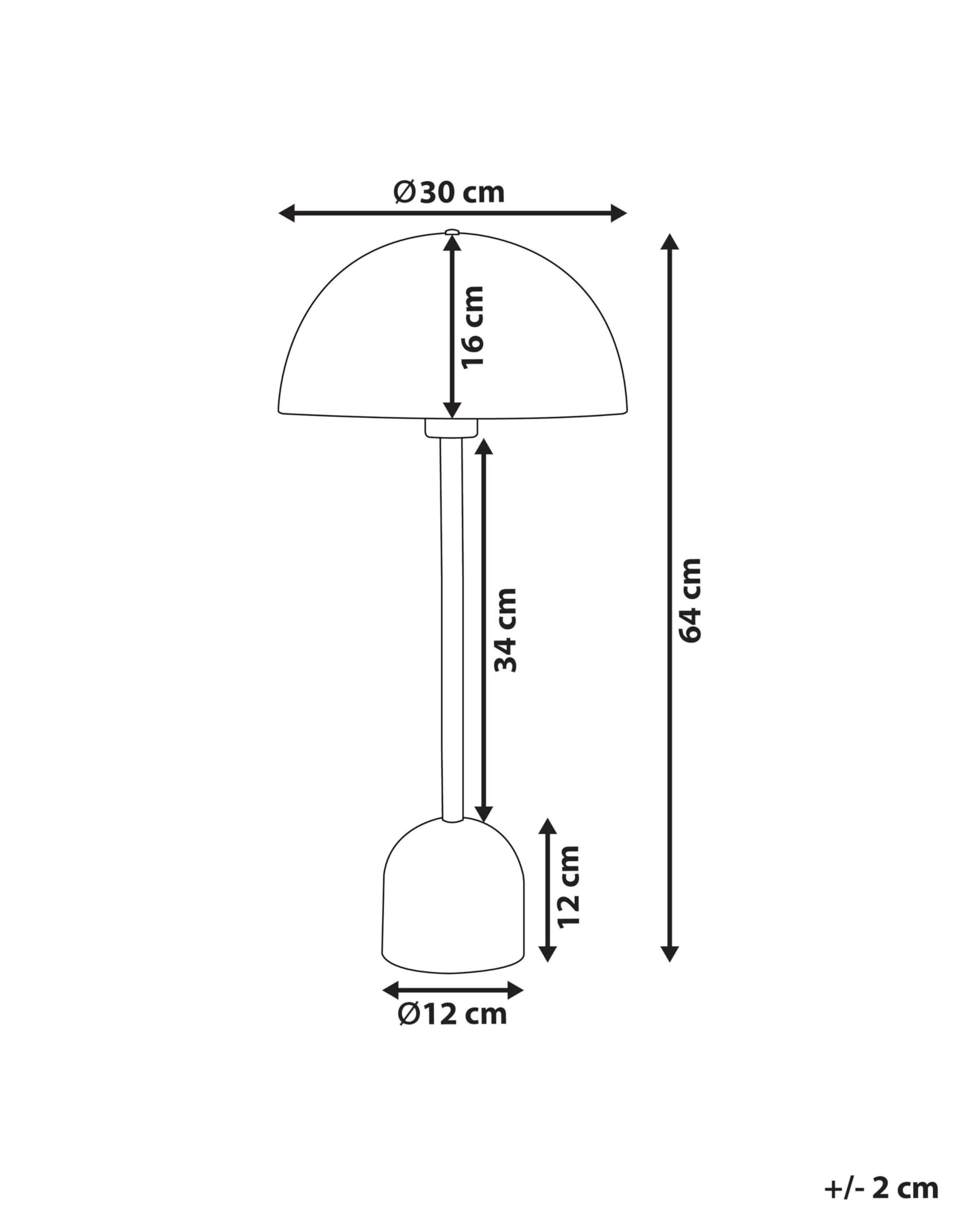 beliani-macasia-tischleuchte-metall-kupfer-64-cm image 3