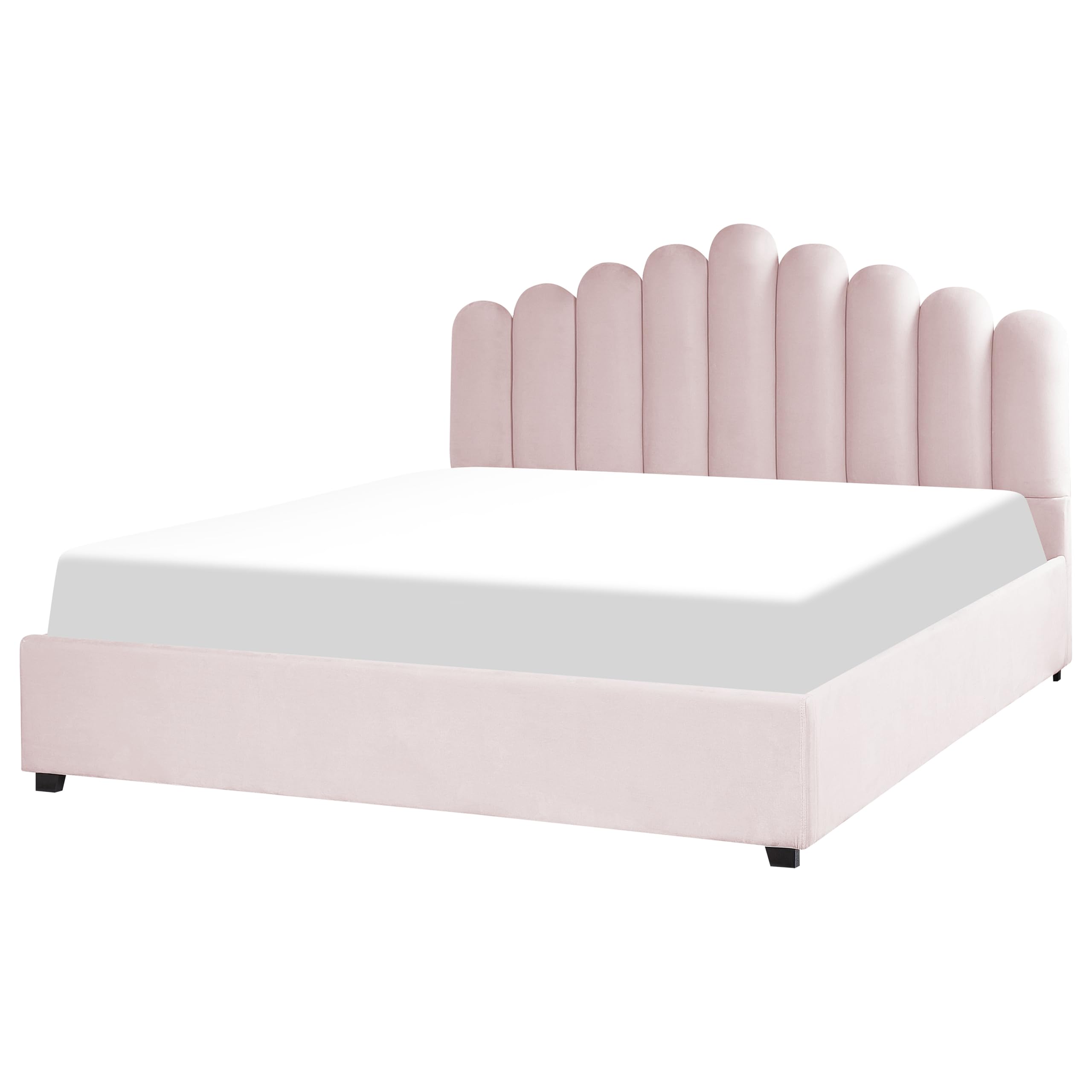 beliani-vincennes-polsterbett-samt-rosa-180x200-muschel image 4
