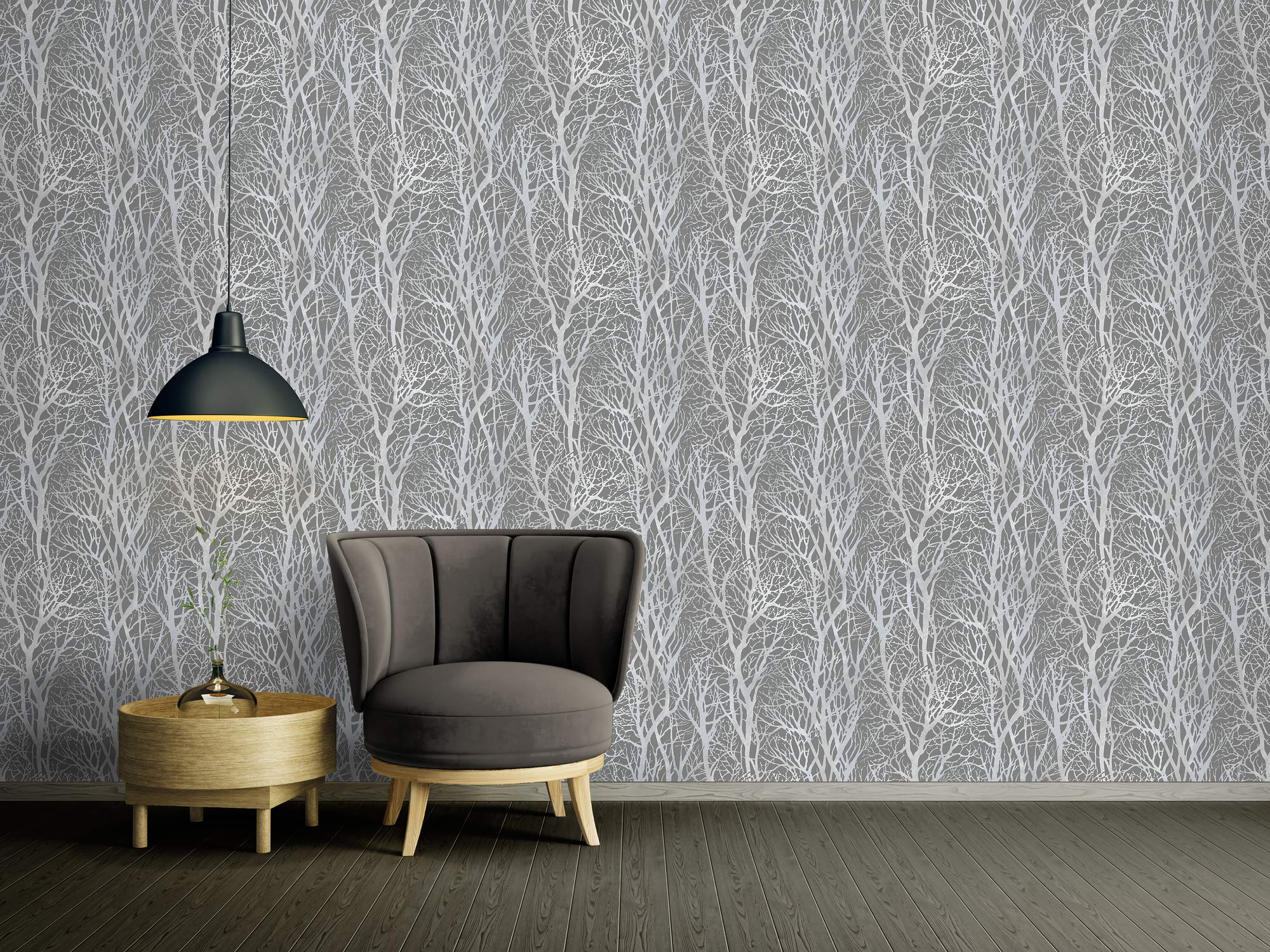 a-s-cr-ation-vliestapete-wald-300943-silber-grau-metallic image 8