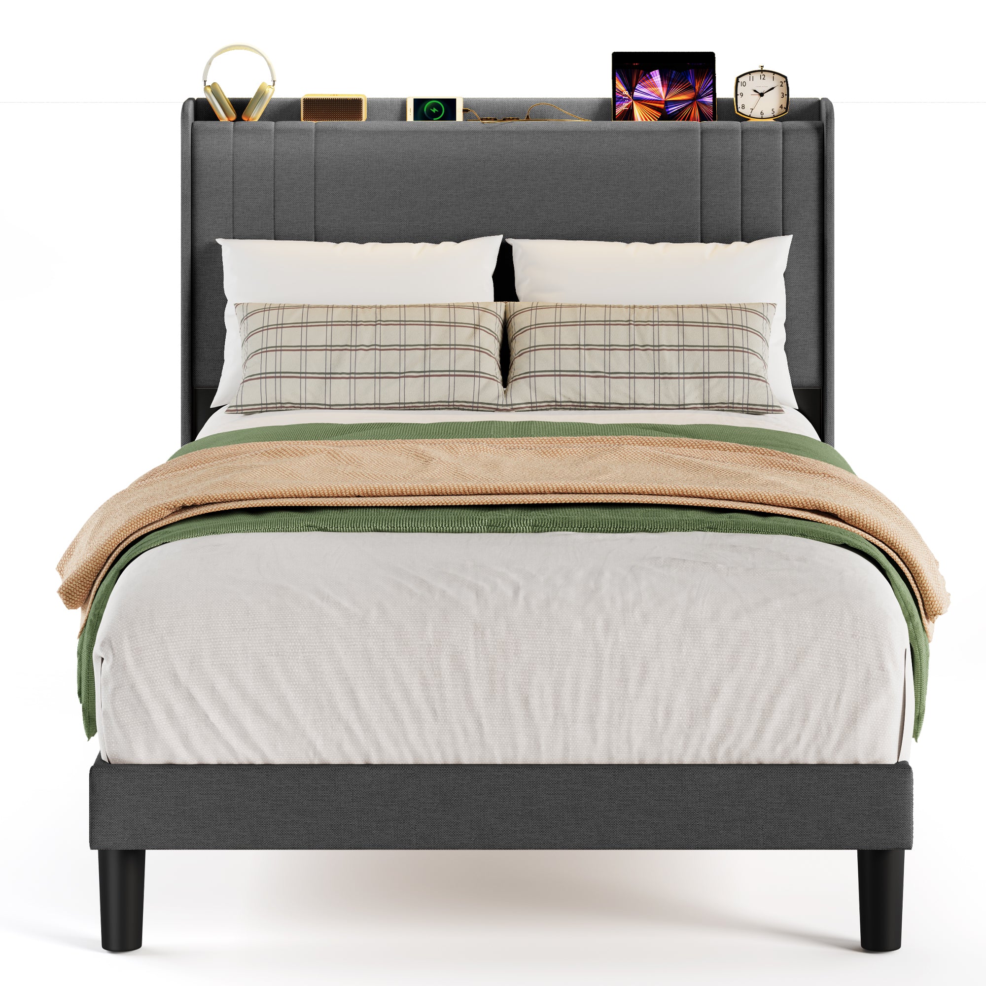 bealife-bf28-einzelbett-120x200-beige-mit-led-und-ladestation image 2