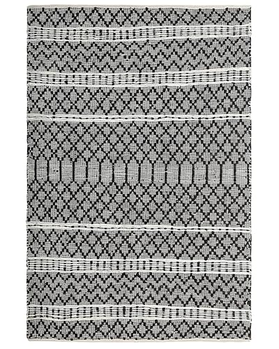beliani-fehimli-teppich-140x200-cm-schwarz-beige-leder-kurzflor image 7