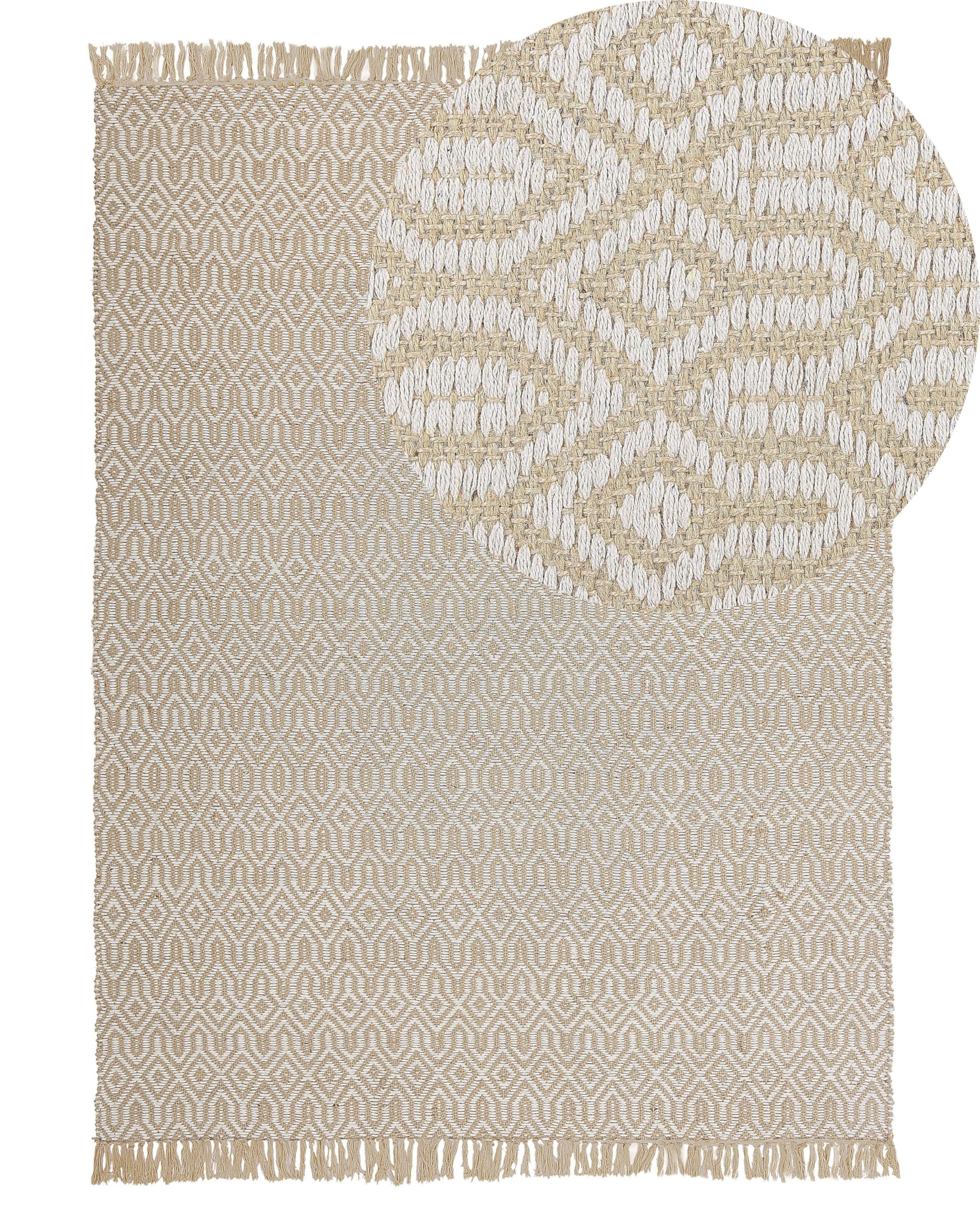 beliani-pozanti-jute-teppich-beige-140x200-cm-boho image 1