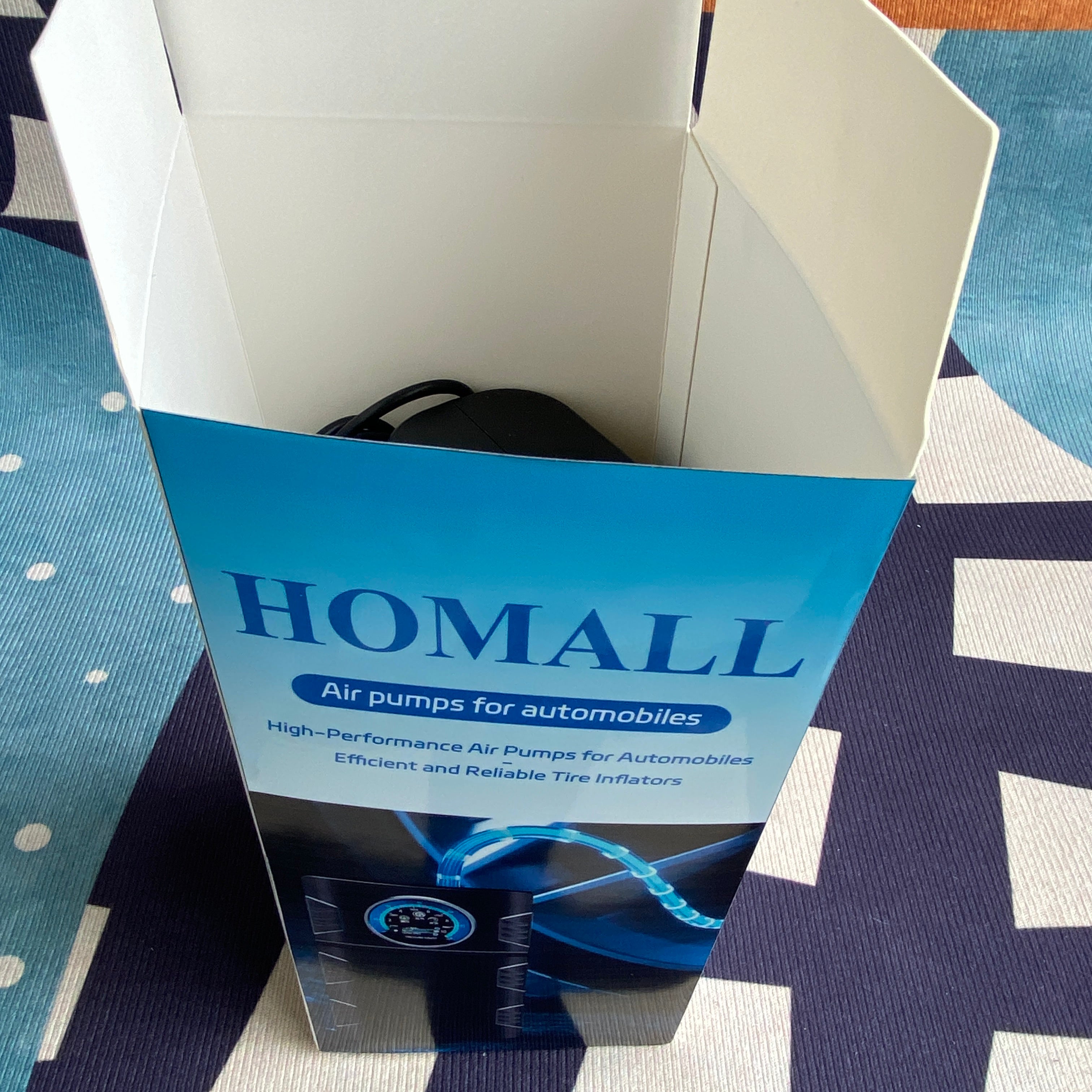 homall-luftpumpe-akku-schwarz-f-r-auto-fahrrad image 1