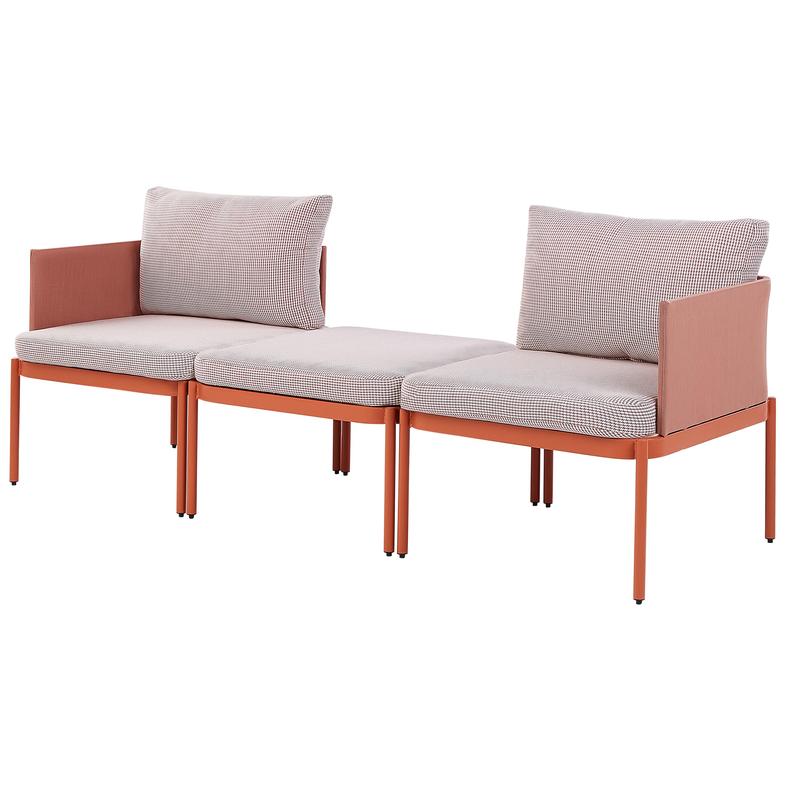 beliani-terracina-lounge-set-orange-aluminium-2-sitzer-couchtisch image 6