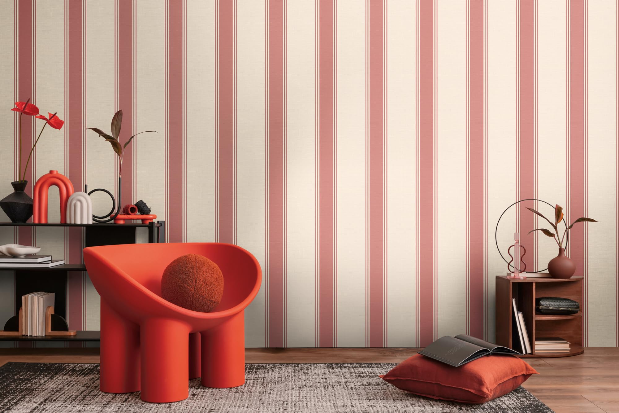a-s-cr-ation-michalsky-399831-vliestapete-streifen-creme-rot image 4