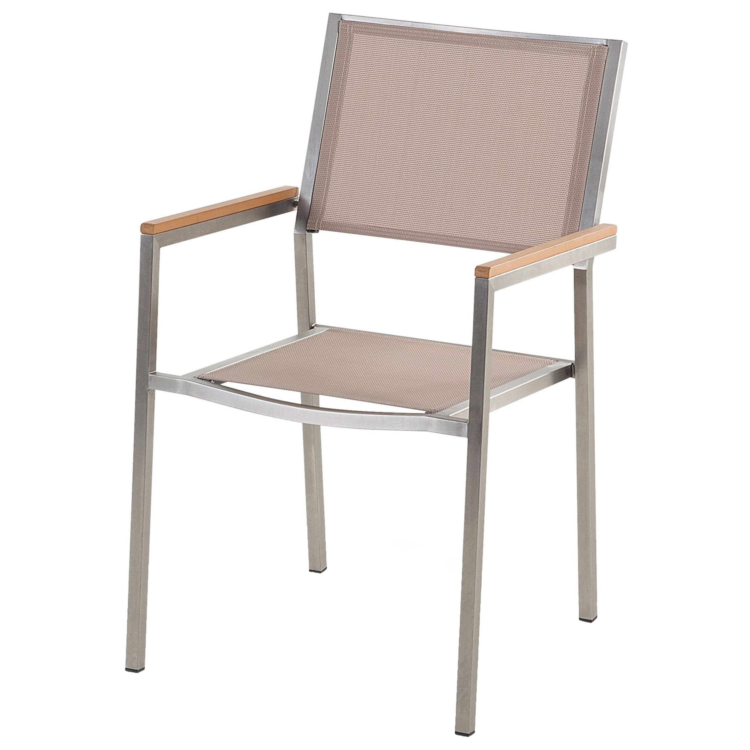 beliani-grosseto-set-180-cm-glastisch-wei-mit-6-st-hlen-beige image 3