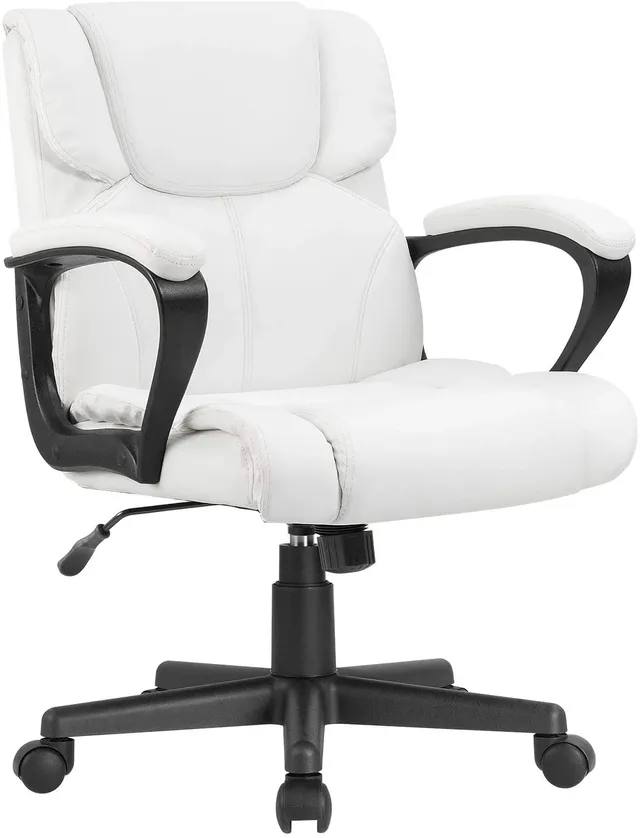 homall-office-leather-chair-b-rostuhl-schwarz-2 image 1