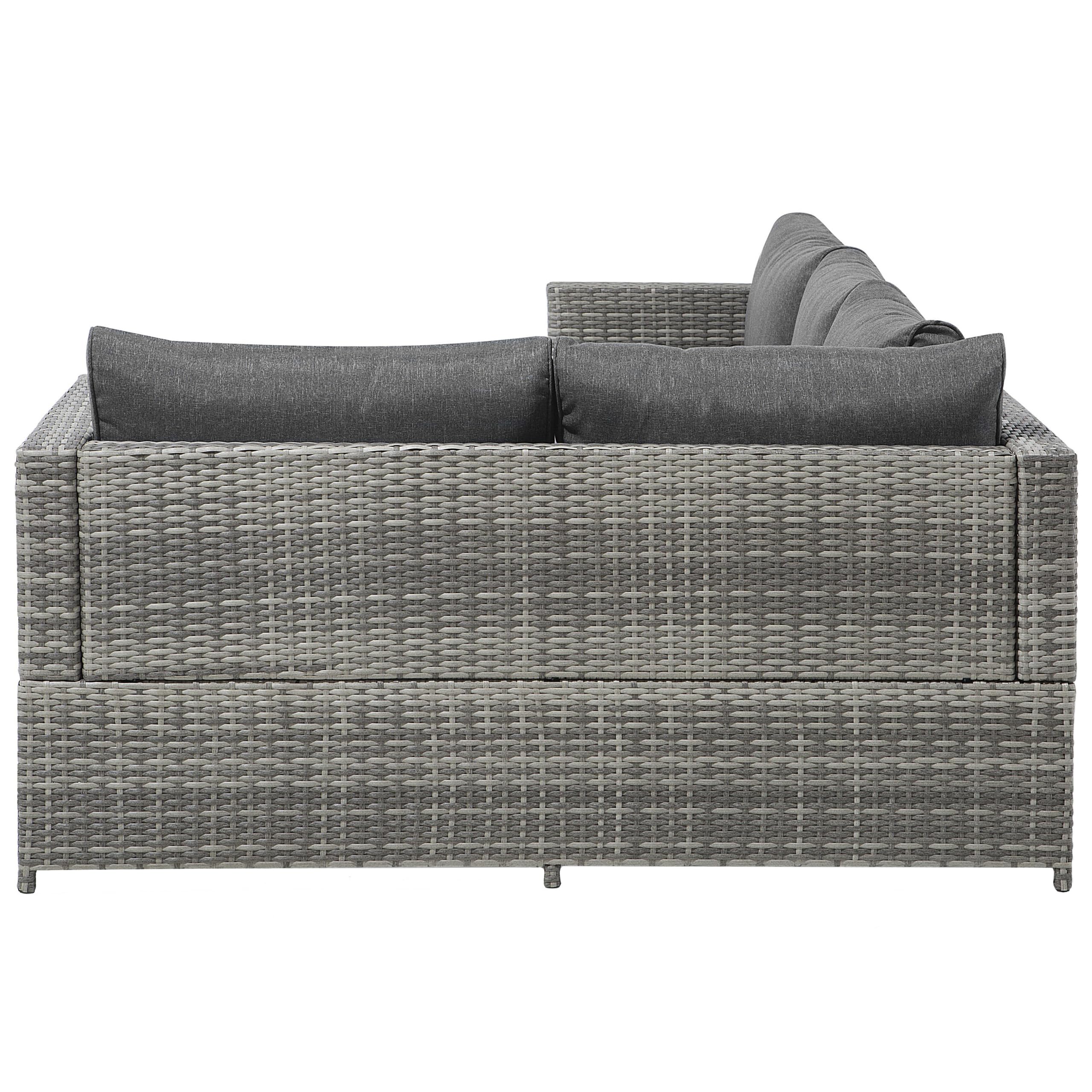 beliani-avola-lounge-set-rattan-grau-4-sitzer-ecksofa image 7