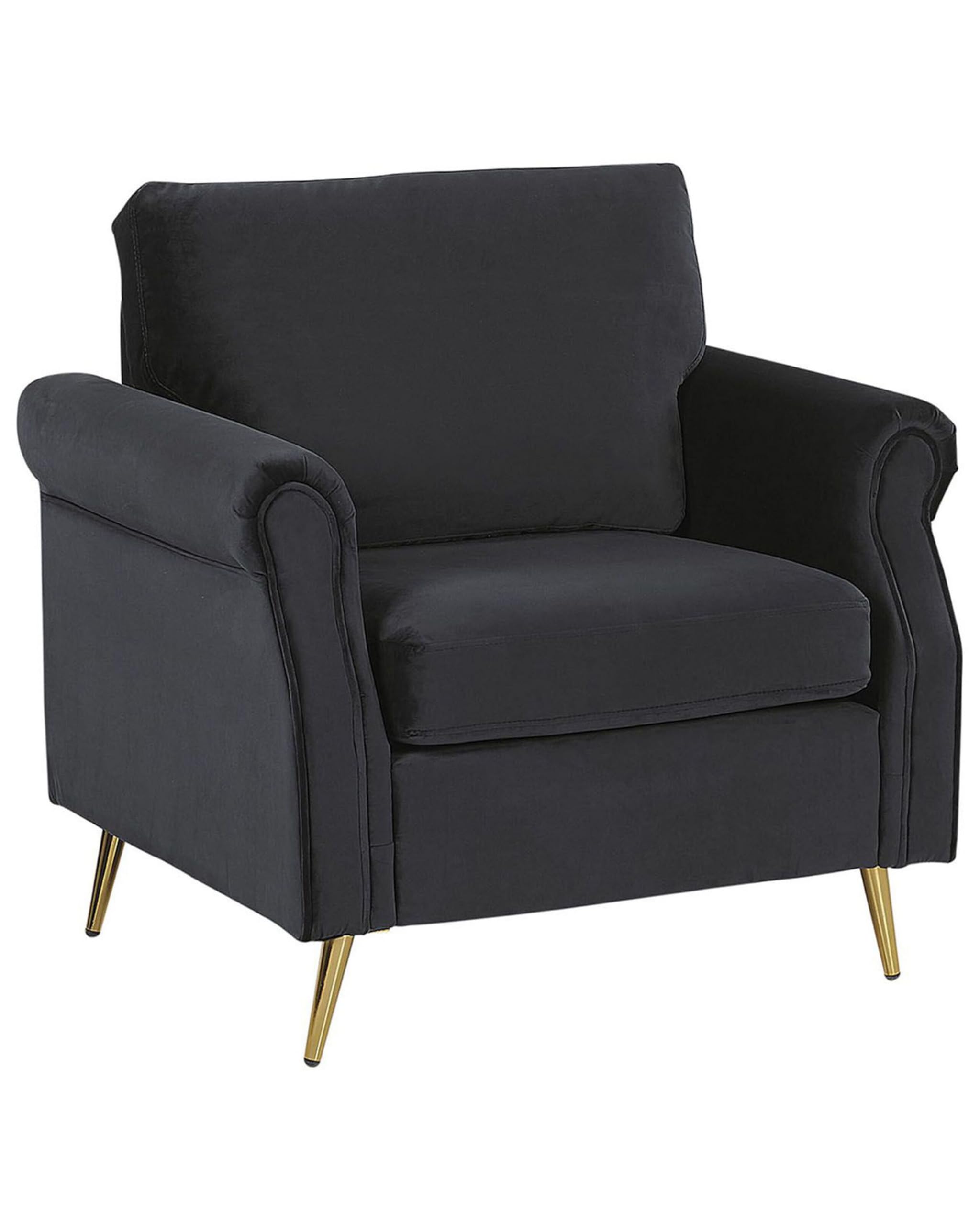 beliani-vietas-sessel-samt-schwarz-mit-goldbeinen image 1