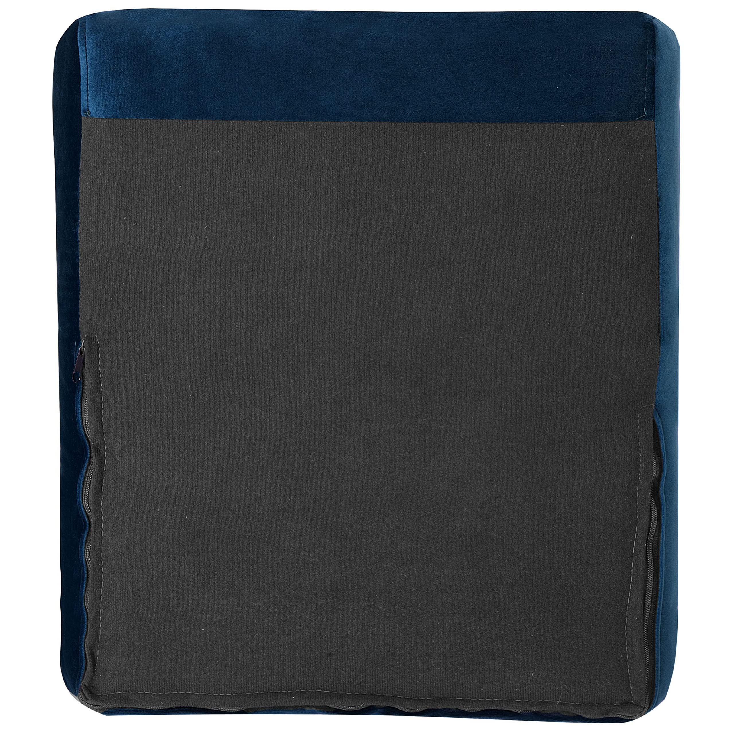 beliani-bodo-sessel-samt-marineblau-retro-goldbeine image 8
