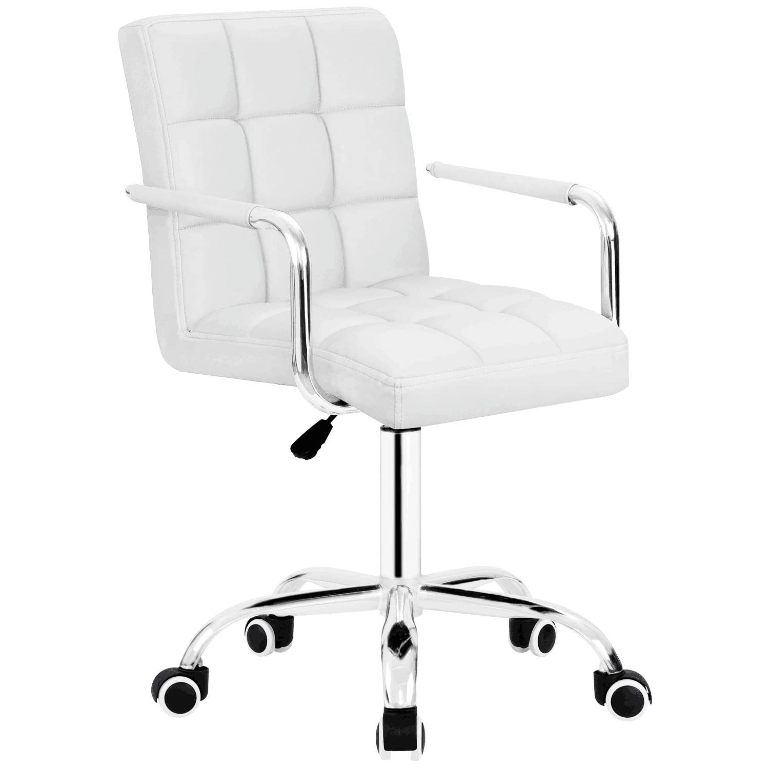 homall-office-leather-chair-b-rostuhl-schwarz image 1