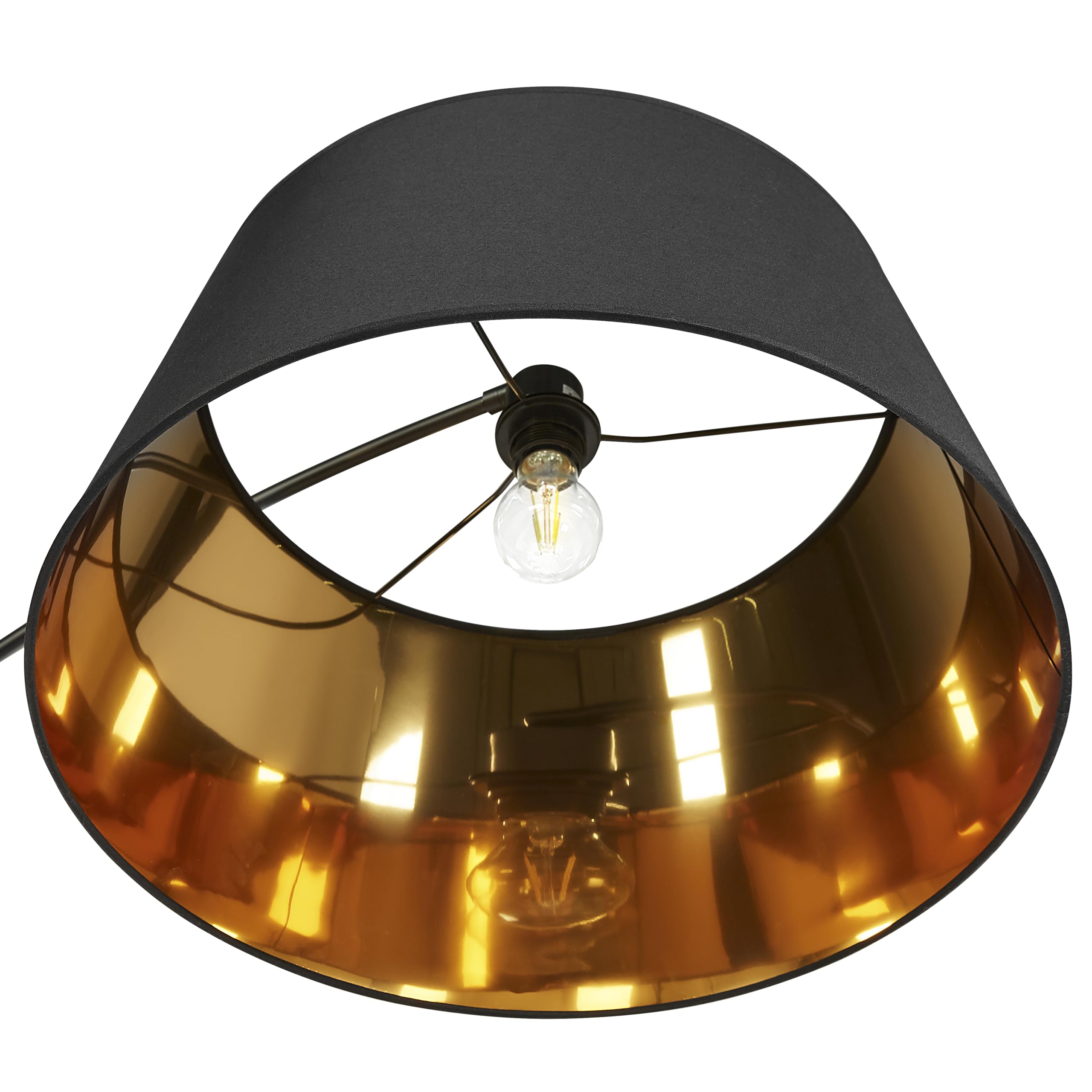 beliani-yabus-bogenlampe-schwarz-kupfer-marmor-197-cm image 6