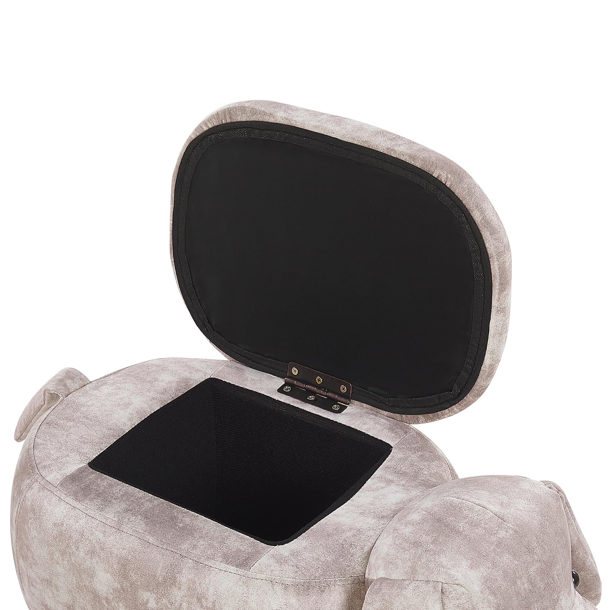 beliani-doggy-kinder-hocker-hund-beige-samt-mit-stauraum image 7