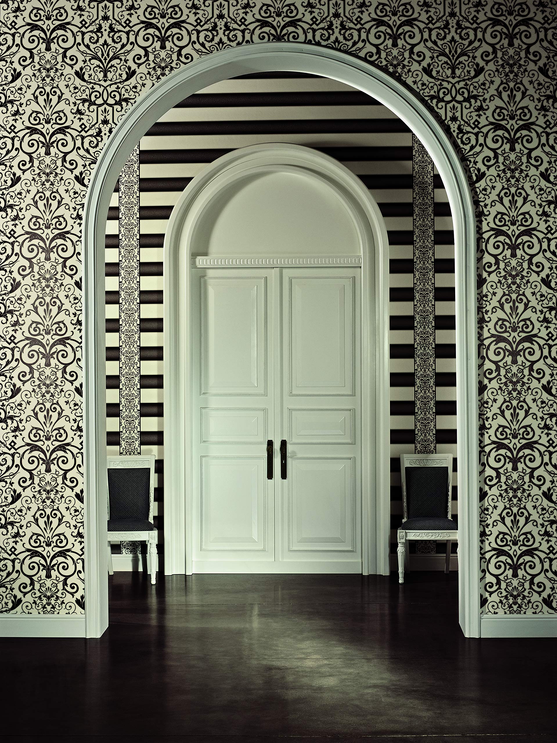 versace-wallpaper-935472-bord-re-schwarz-wei-metallic image 2