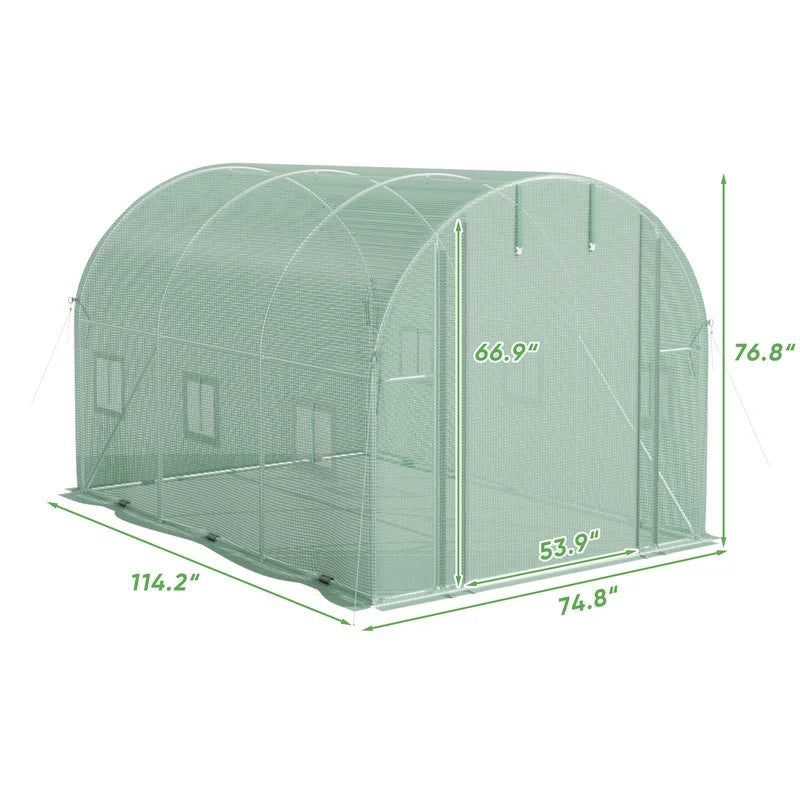 homall-patio-gew-chshaus-10x6-5-ft-wei-begehbar-folie image 3