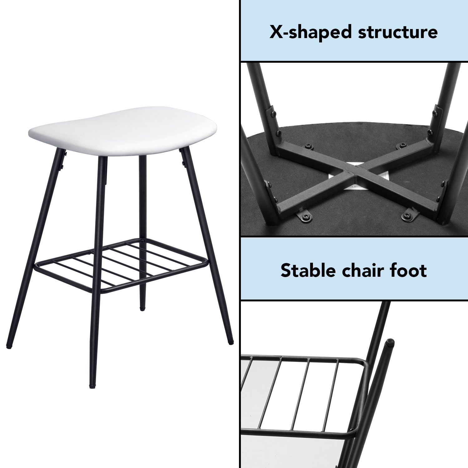 homall-bar-stool-barhocker-ohne-lehne-schwarz-2er-set-61cm image 5